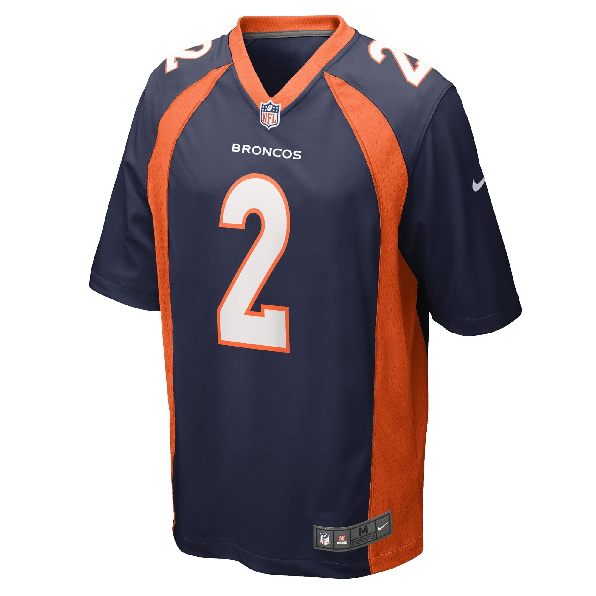 Men's Nike Patrick Surtain II Navy Denver Broncos Home Game Player Jersey
