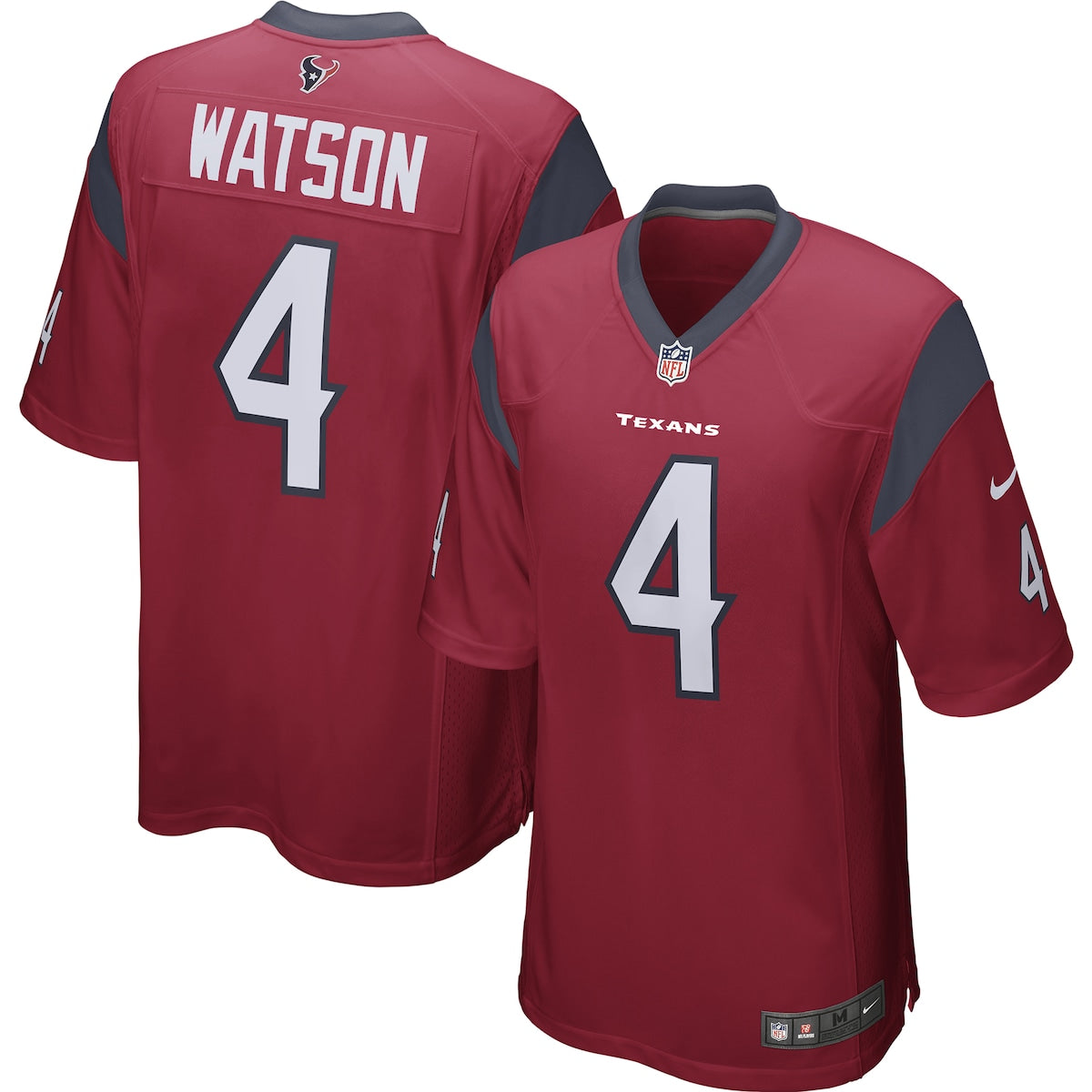 Men's Deshaun Watson Nike Texans Game Day Jersey - Red