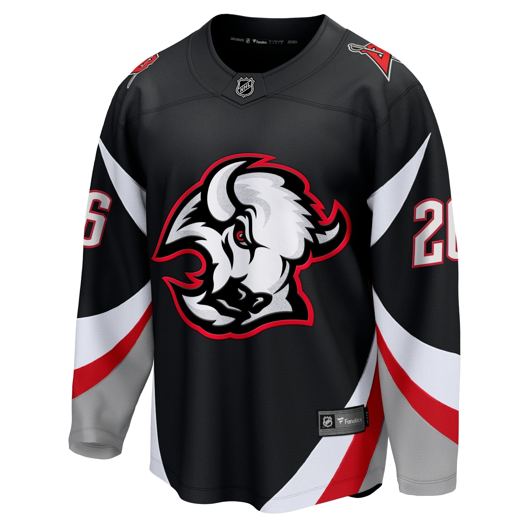 Men's Fanatics Branded Rasmus Dahlin Black Buffalo Sabres Alternate Premier Breakaway Player Jersey