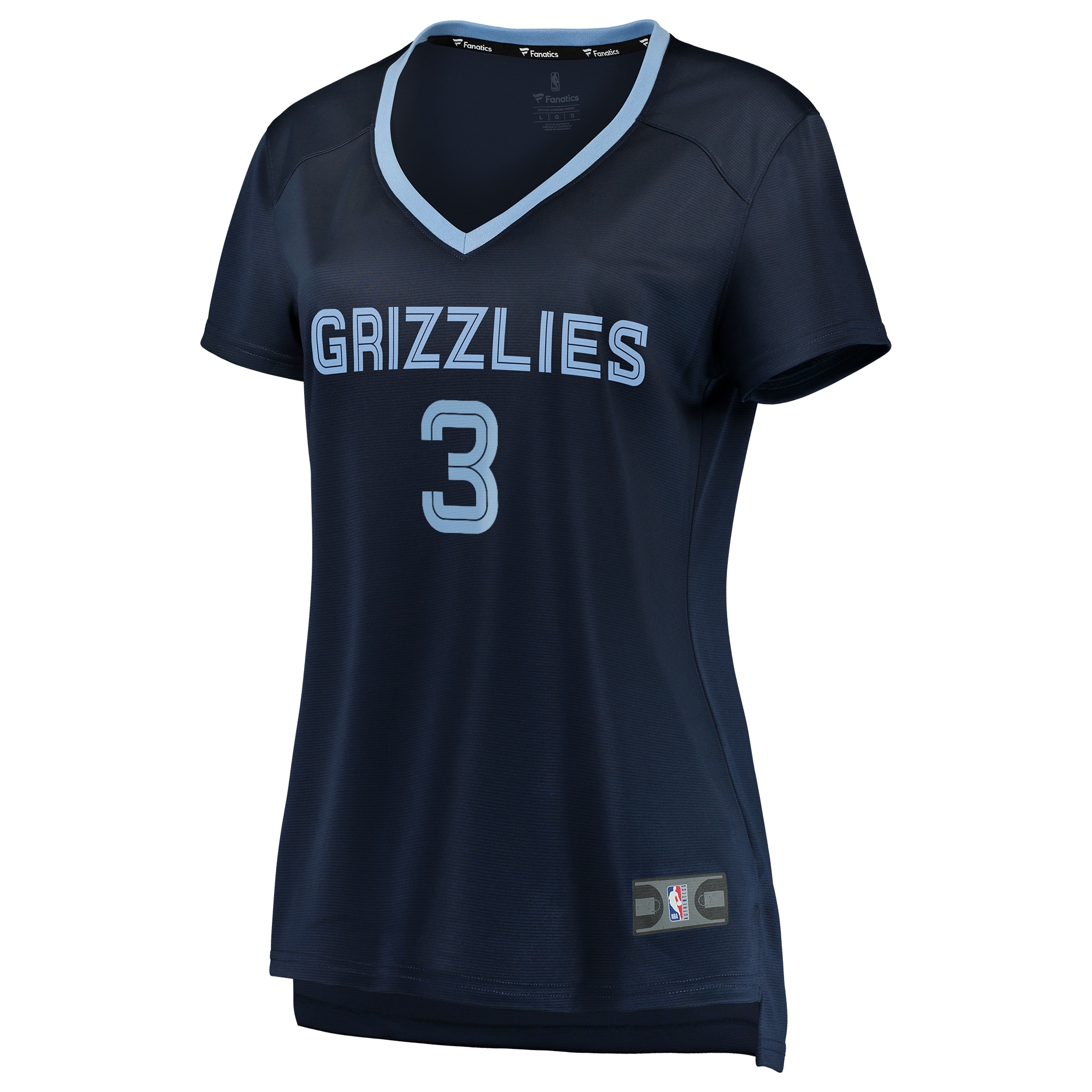 Grayson Allen Memphis Grizzlies Fanatics Branded Women's Fast Break Replica Jersey Navy - Icon Edition