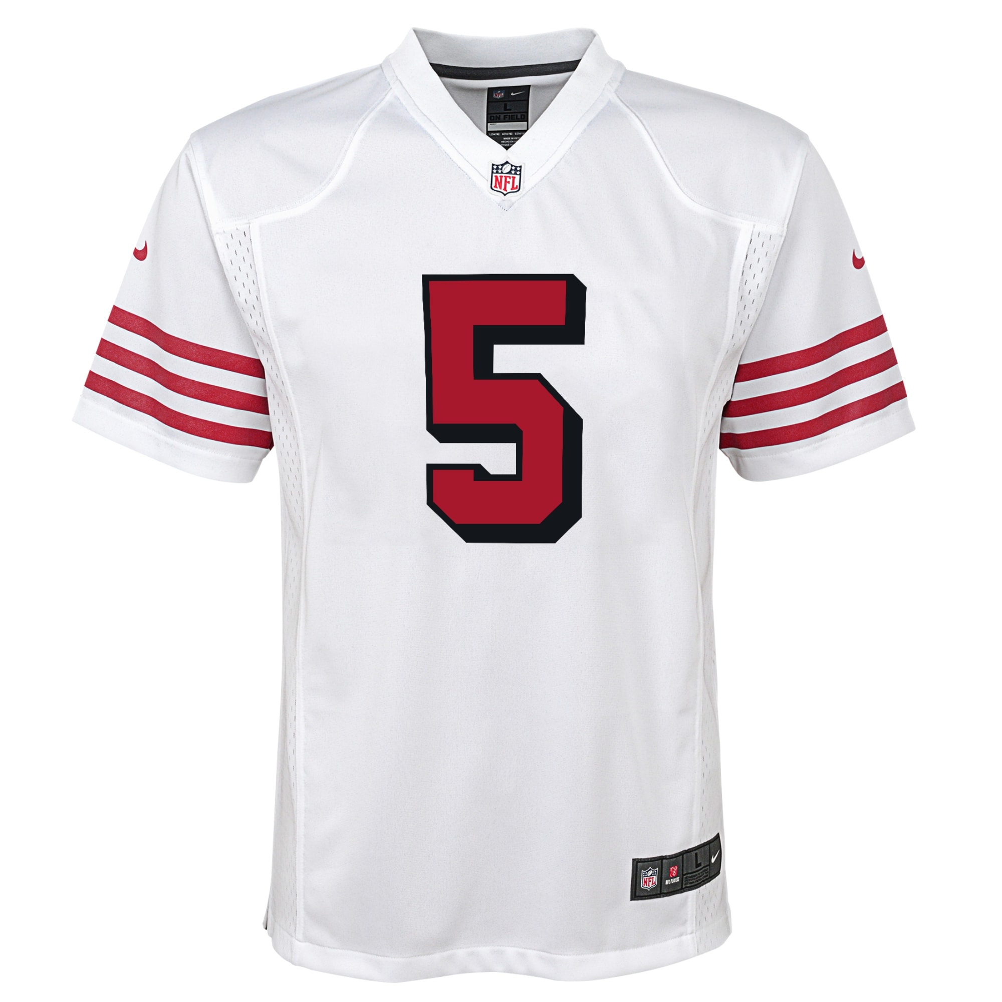 Trey Lance San Francisco 49ers Nike Youth Game Jersey - White