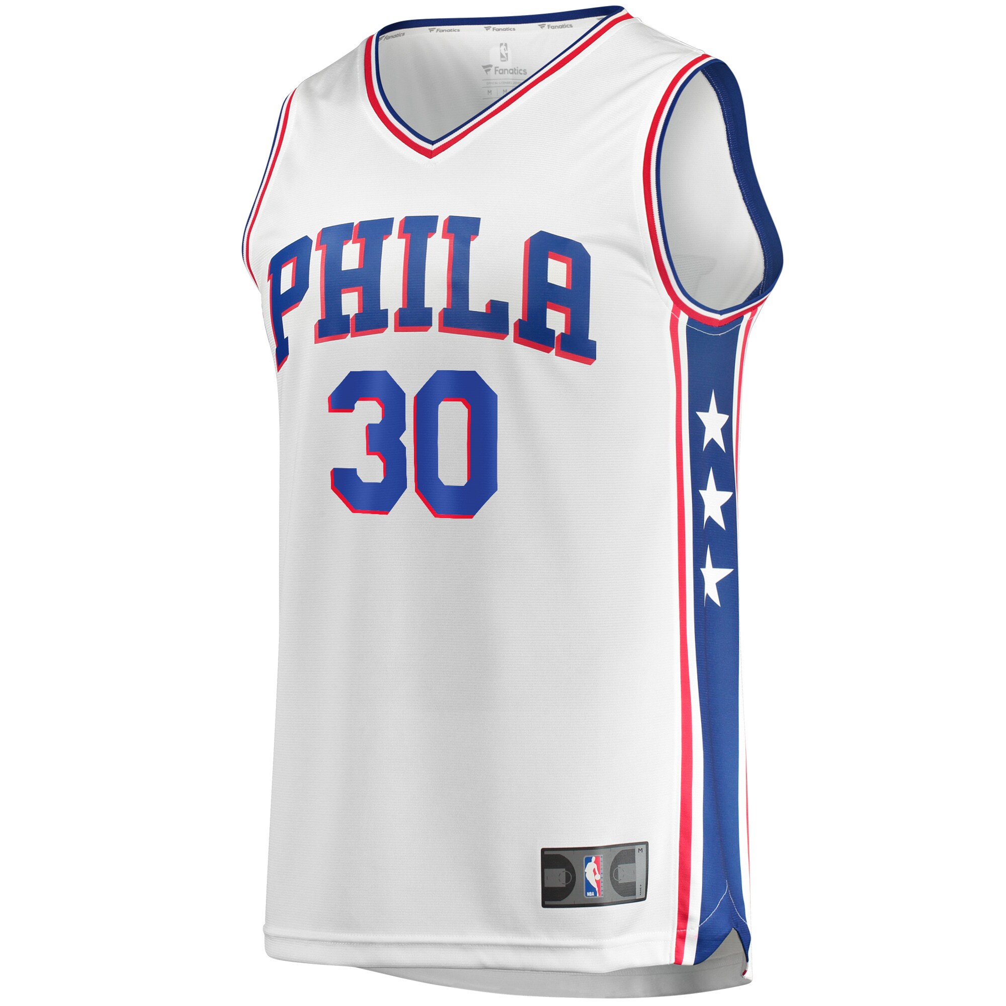 Furkan Korkmaz Philadelphia 76ers Fanatics Branded Fast Break Player Jersey - Association Edition - White