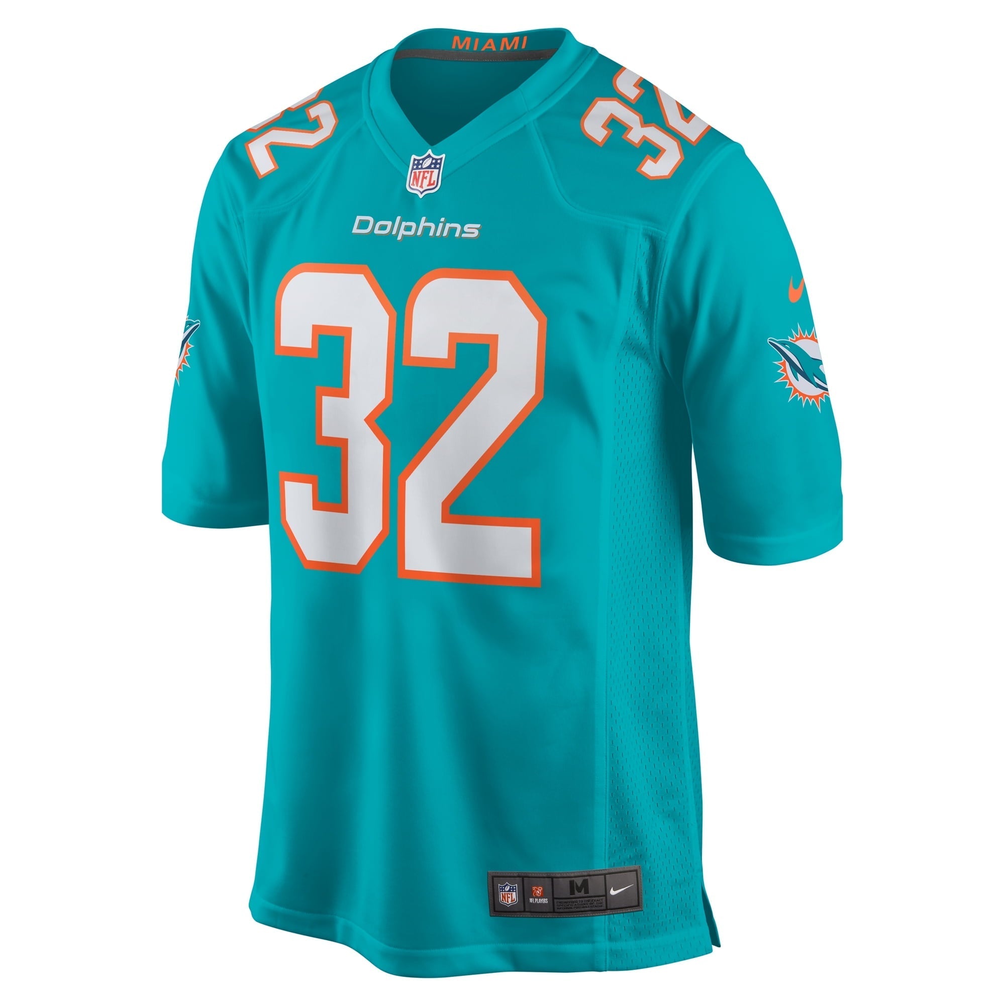 Men's Nike Verone McKinley III Aqua Miami Dolphins Game Player Jersey