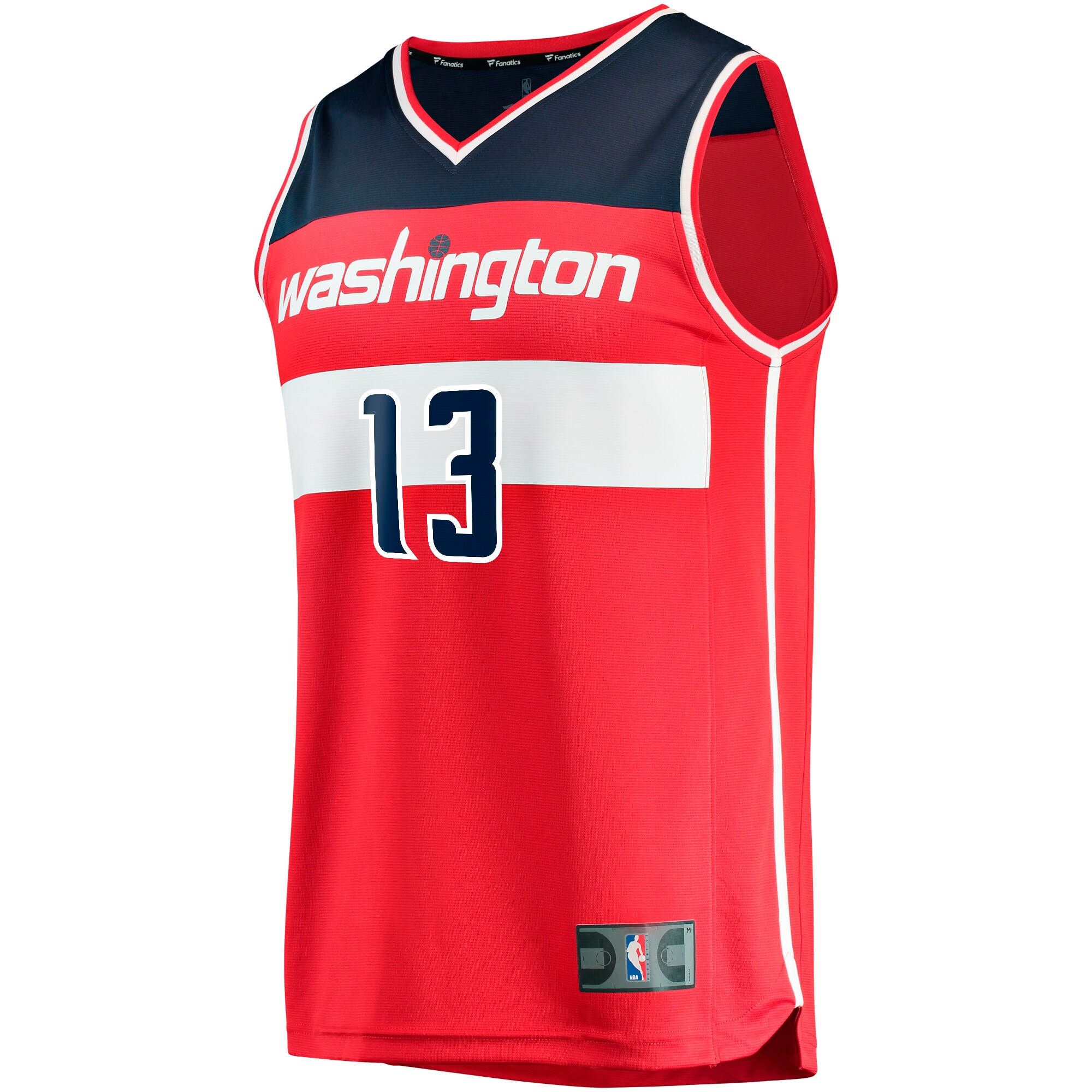 Jordans Poole Washington Wizards Fanatics Branded Youth Fast Break Player Jersey - Icon Edition - Red
