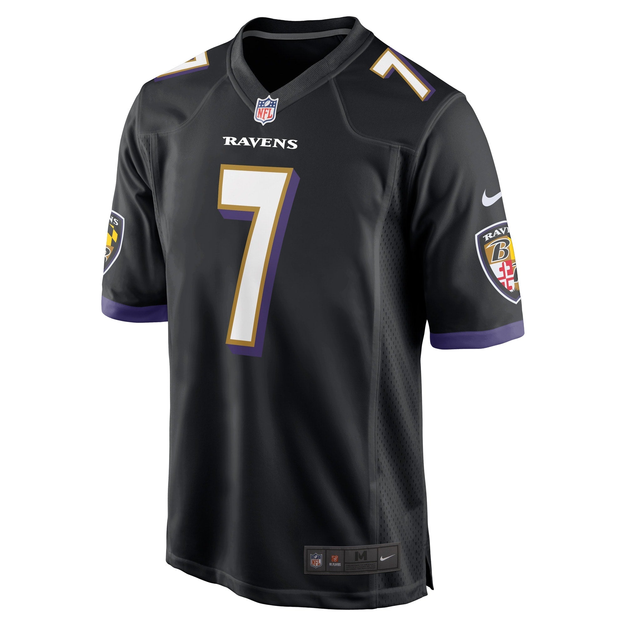 Men's Nike Rashod Bateman Black Baltimore Ravens Game Player Jersey