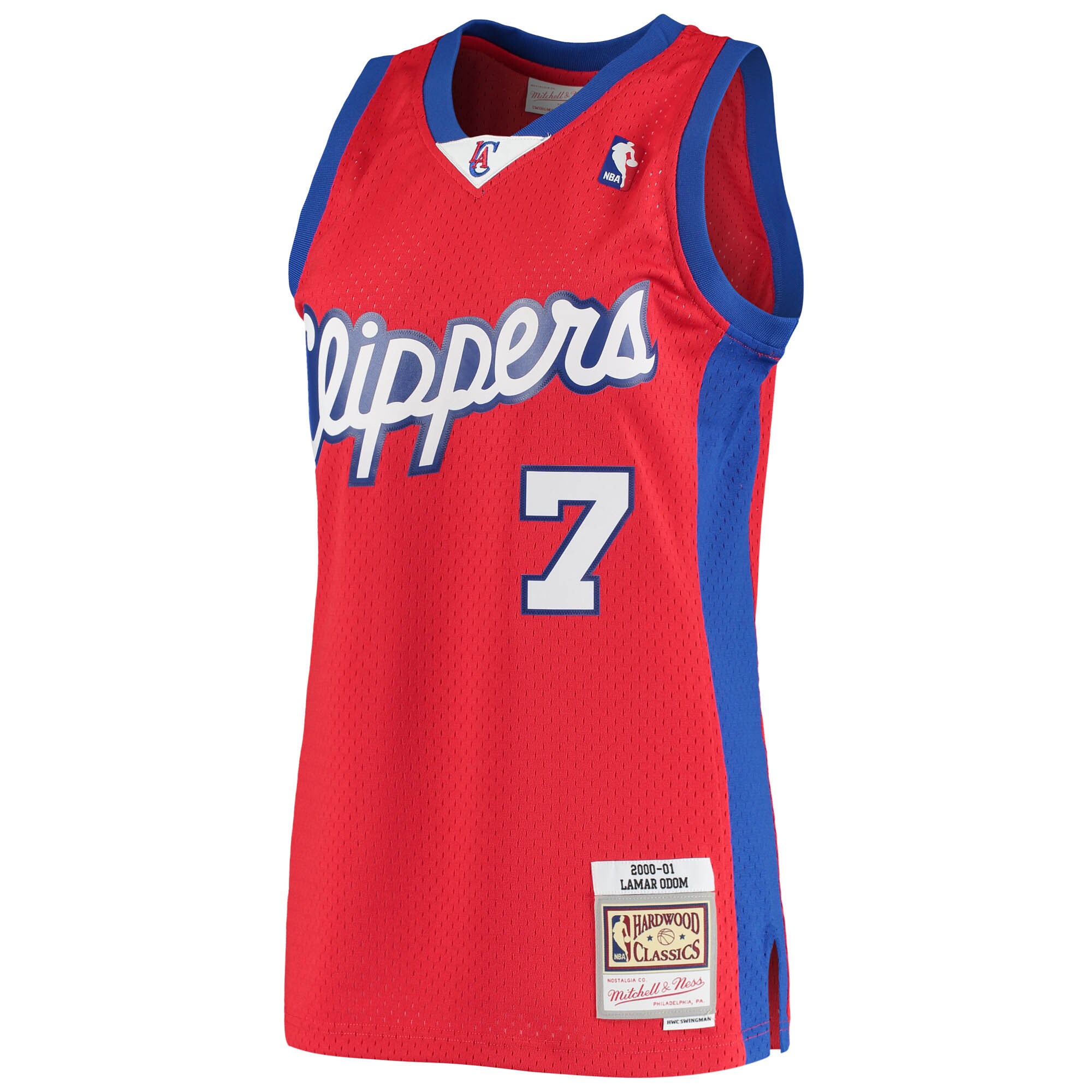 Lamar Odom LA Clippers Mitchell & Ness Hardwood Classics Swingman Jersey - Red