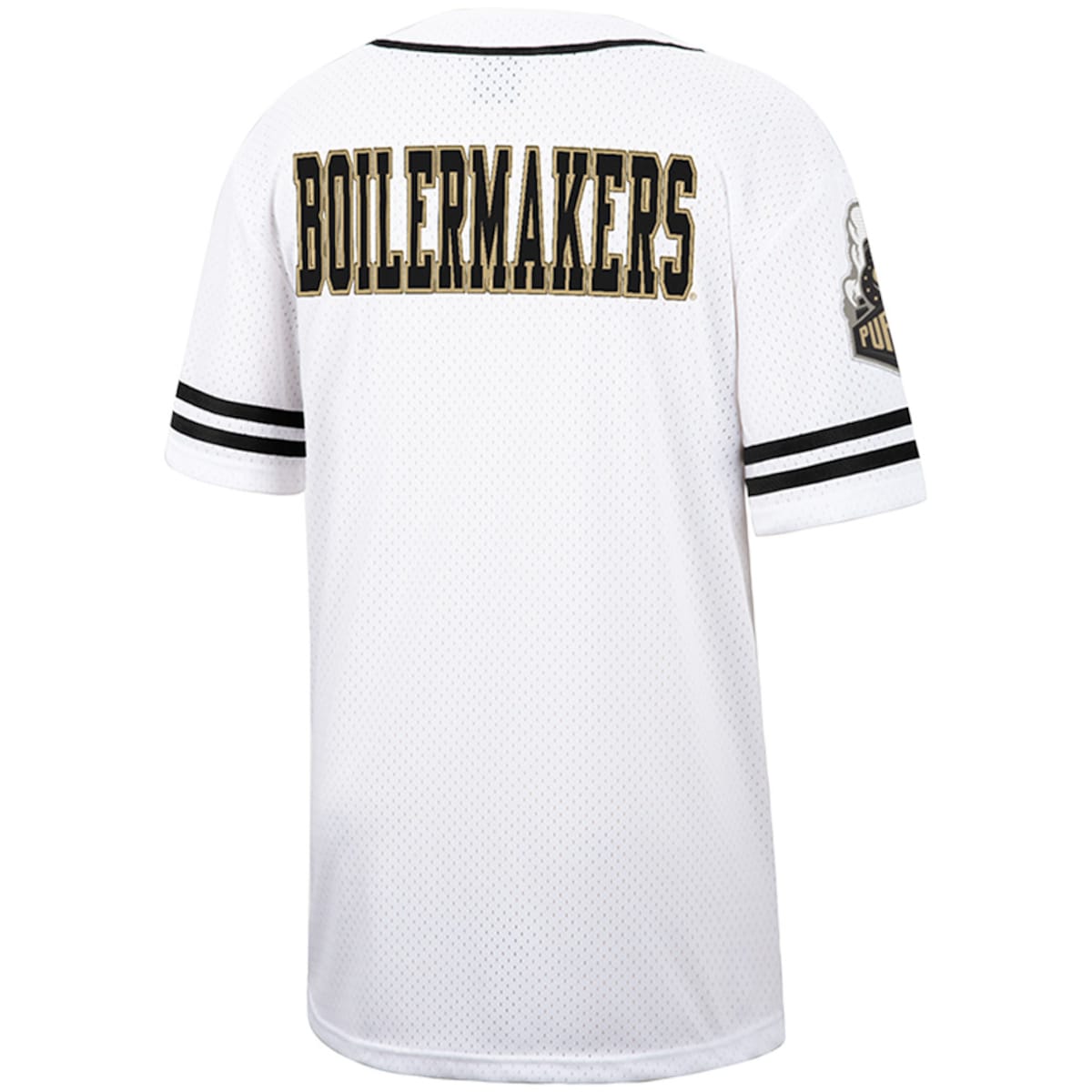 Men's  Colosseum Purdue Free Spirited Baseball Jersey - White