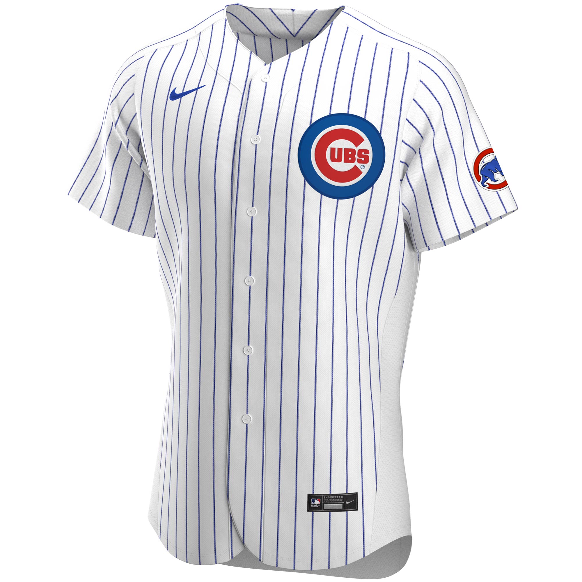 Chicago Cubs Nike Men's Home Pinstripe Authentic Jersey