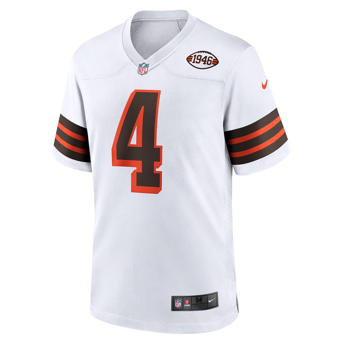Men's Deshaun Watson Nike Browns Game Jersey - White