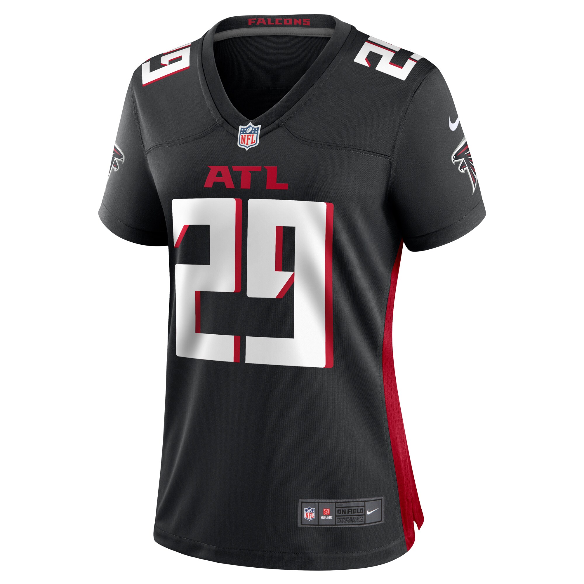 Micah Abernathy Atlanta Falcons Nike Women's Team Game Jersey -  Black