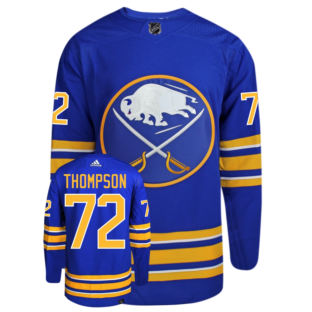 Tage Thompson Buffalo Sabres Adidas Primegreen Authentic NHL Hockey Jersey