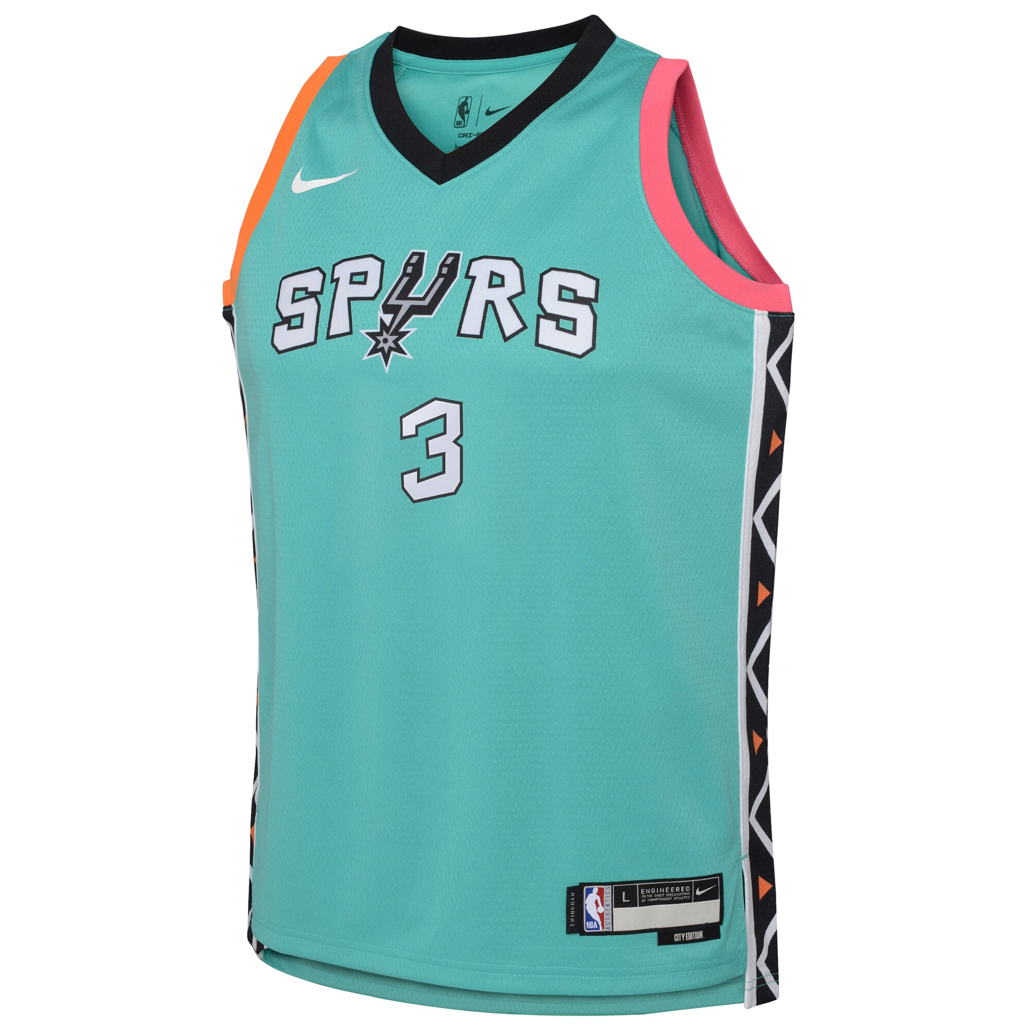 Keldon Johnson San Antonio Spurs Nike Youth 2022/23 Swingman Jersey - City Edition - Green