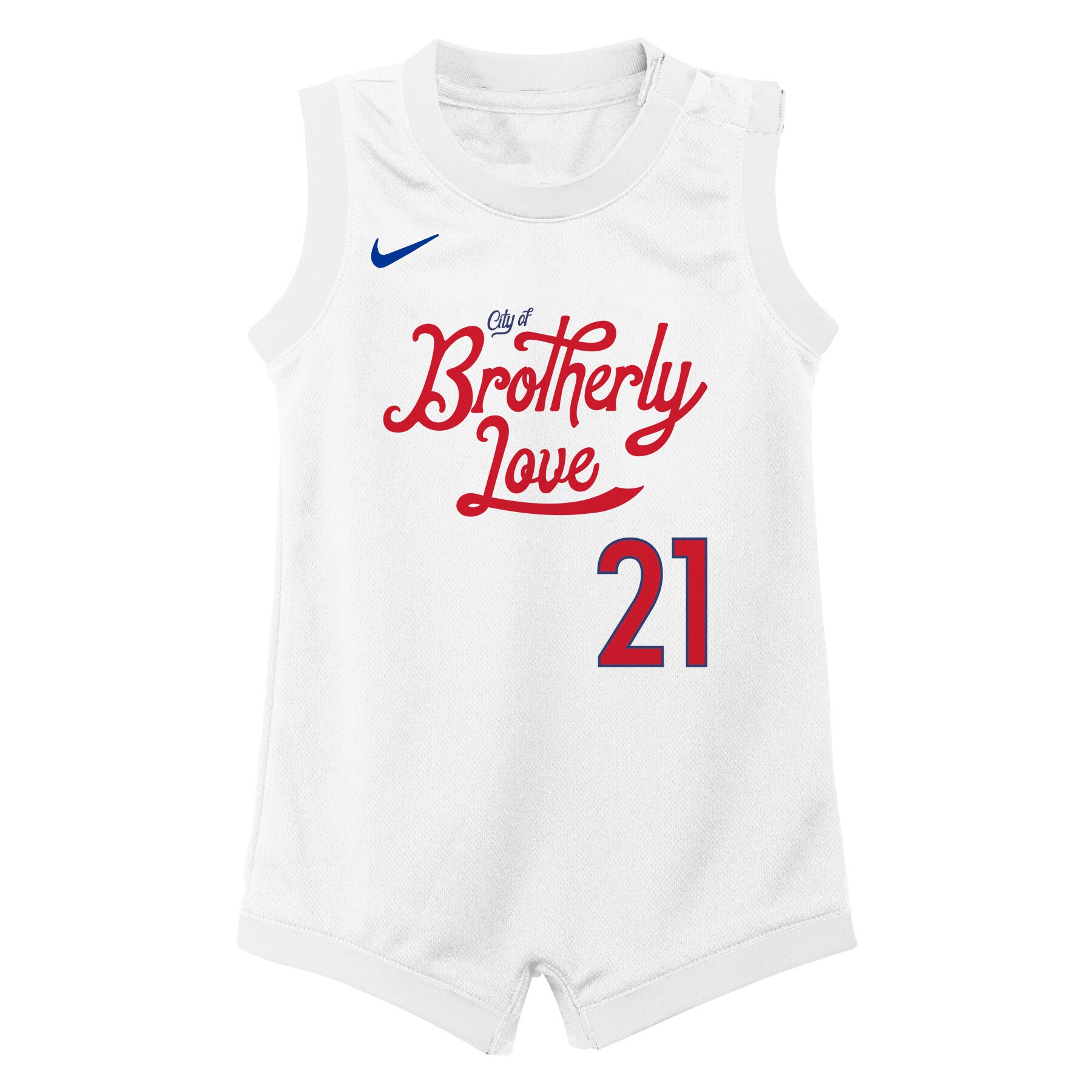 Joel Embiid Philadelphia 76ers Nike Infant 2022/23 Replica Jersey - City Edition - White