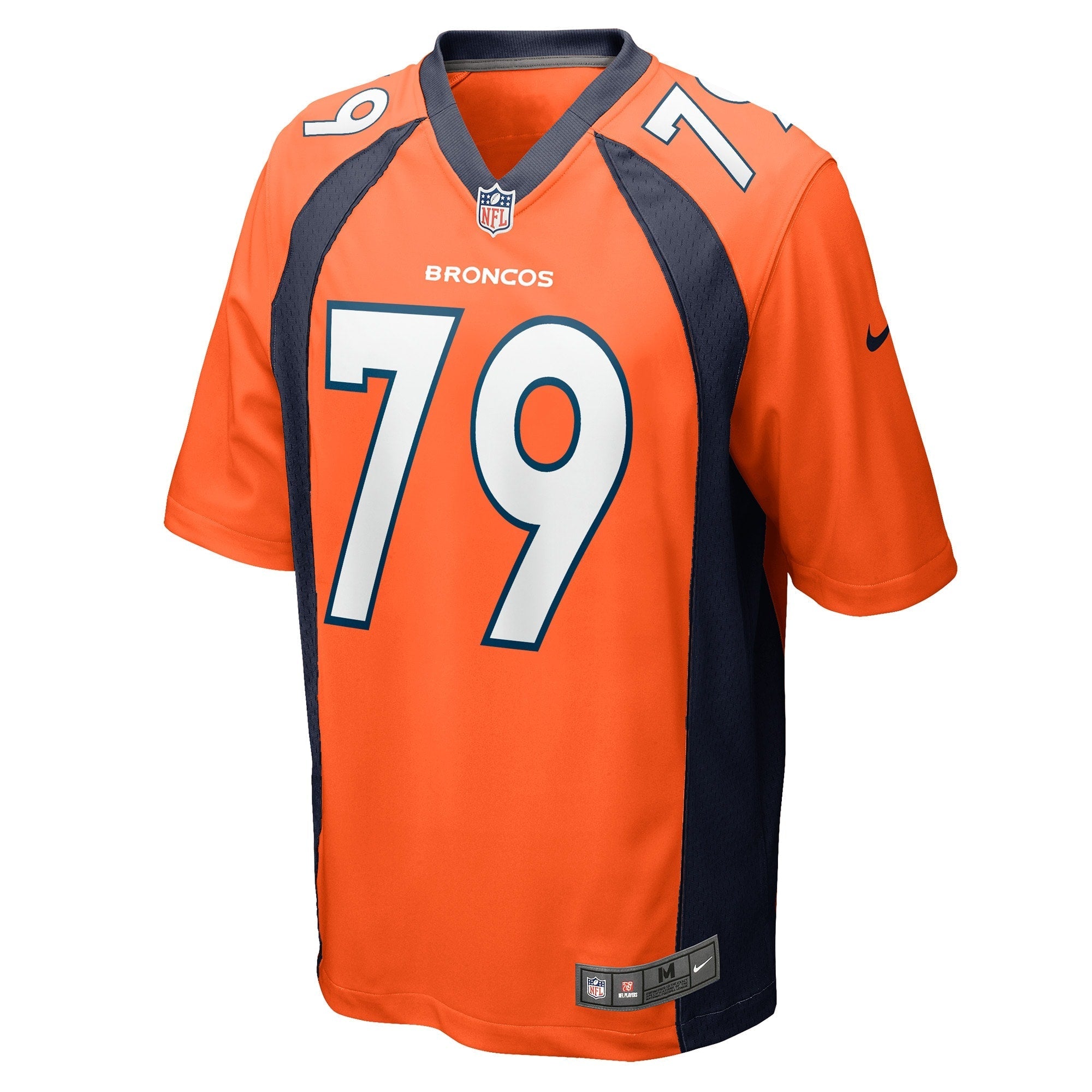 Men's Nike Lloyd Cushenberry III Orange Denver Broncos Game Player Jersey