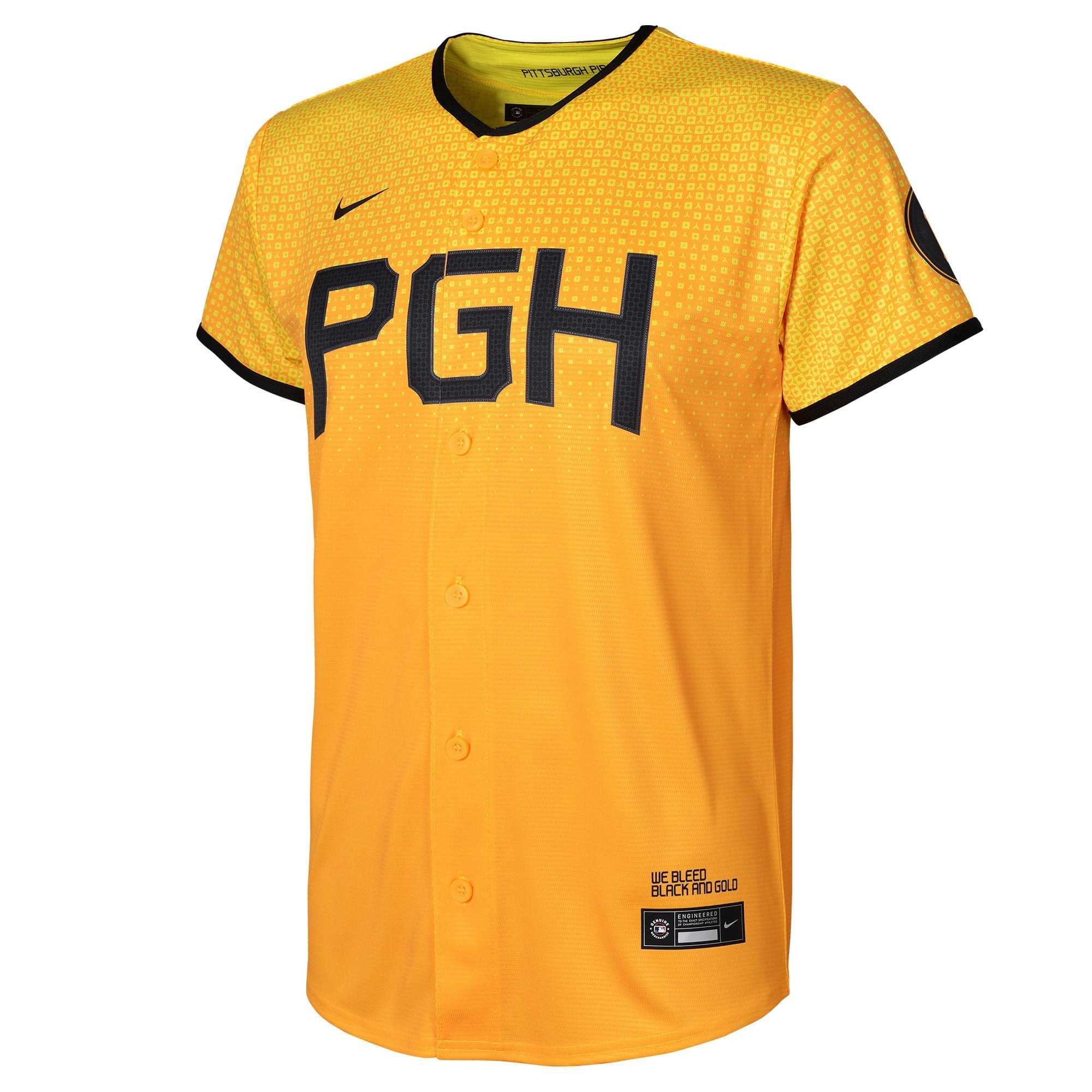 Toddler Nike  Gold Pittsburgh Pirates 2023 City Connect Replica Jersey