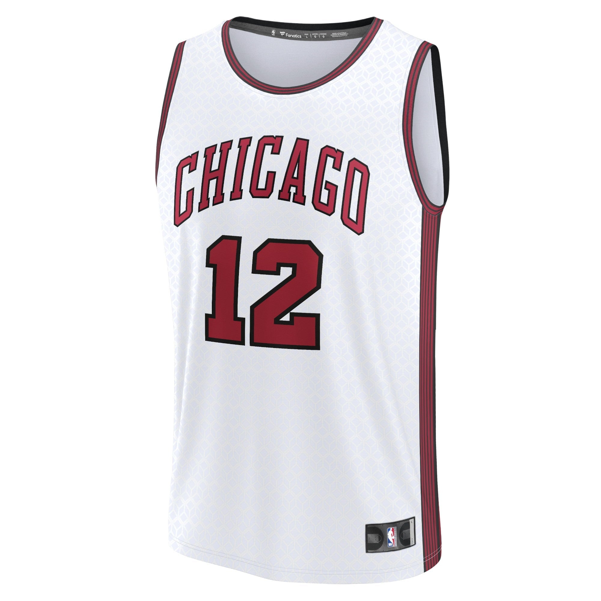 Men's Fanatics Branded Ayo Dosunmu White Chicago Bulls 2022/23 Fastbreak Jersey - City Edition