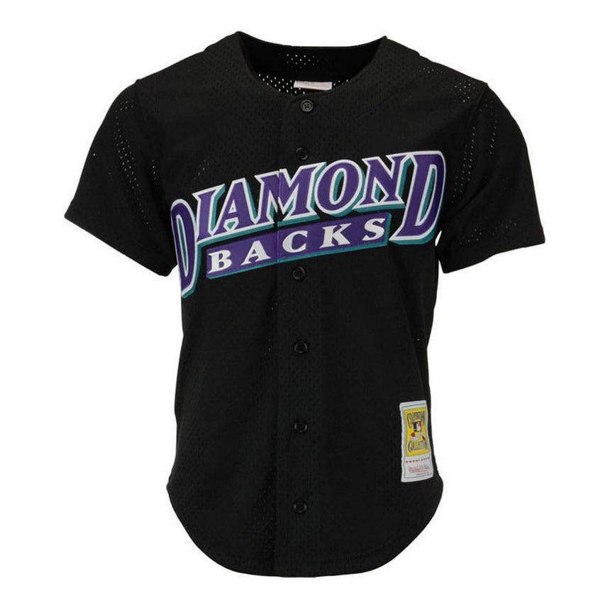 Men's Arizona Diamondbacks Matt Williams Mitchell & Ness Black Cooperstown Collection Batting Practice Jersey