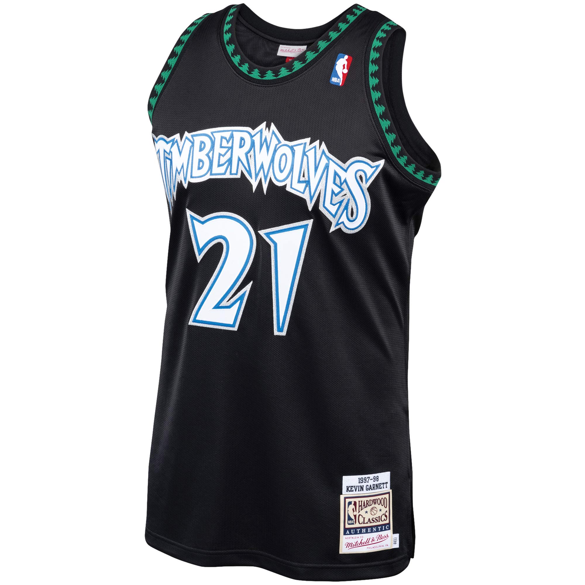 Kevin Garnett Minnesota Timberwolves Mitchell & Ness Hardwood Classics 1997-98 Authentic Jersey - Black