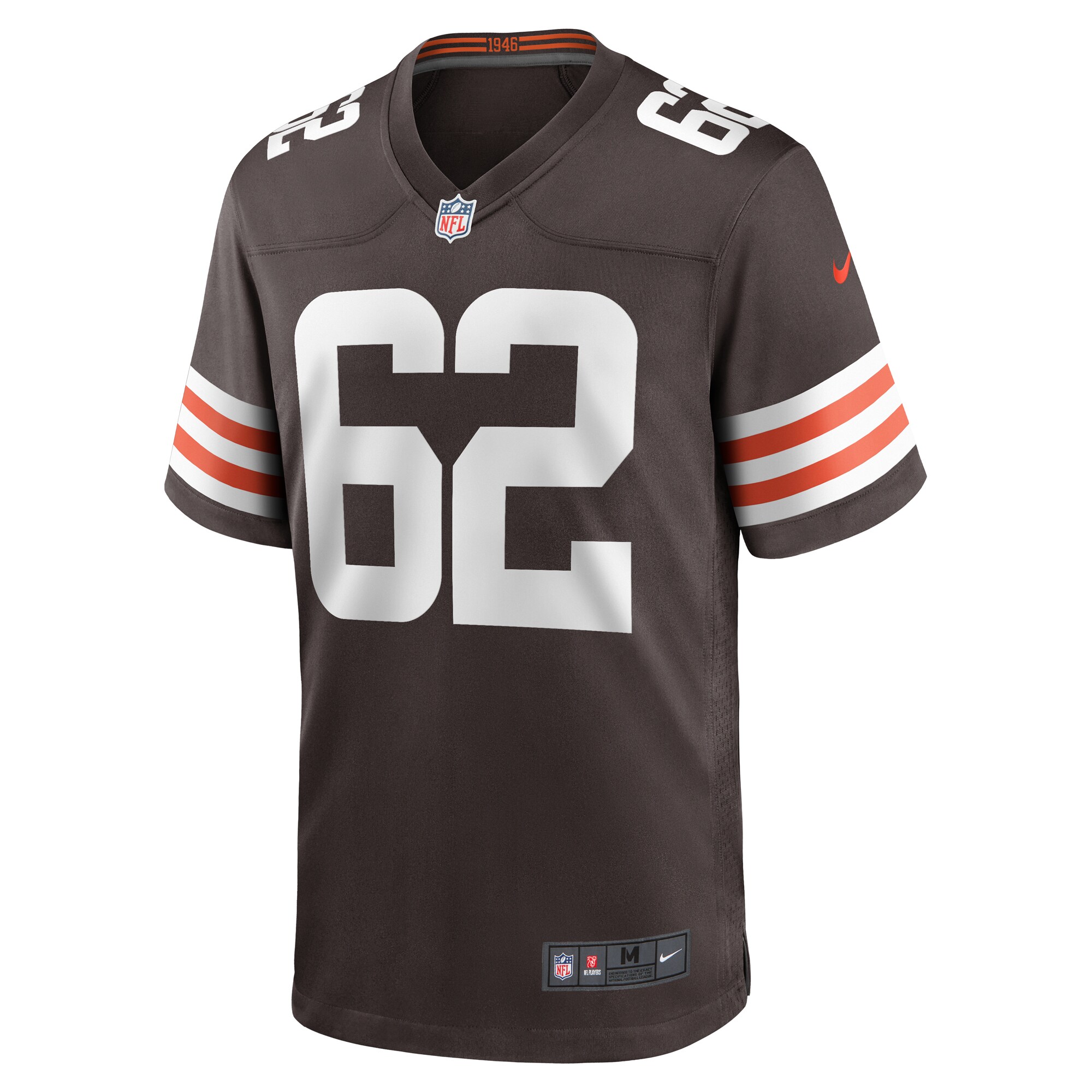 Siaki Ika Cleveland Browns Nike Team Game Jersey -  Brown