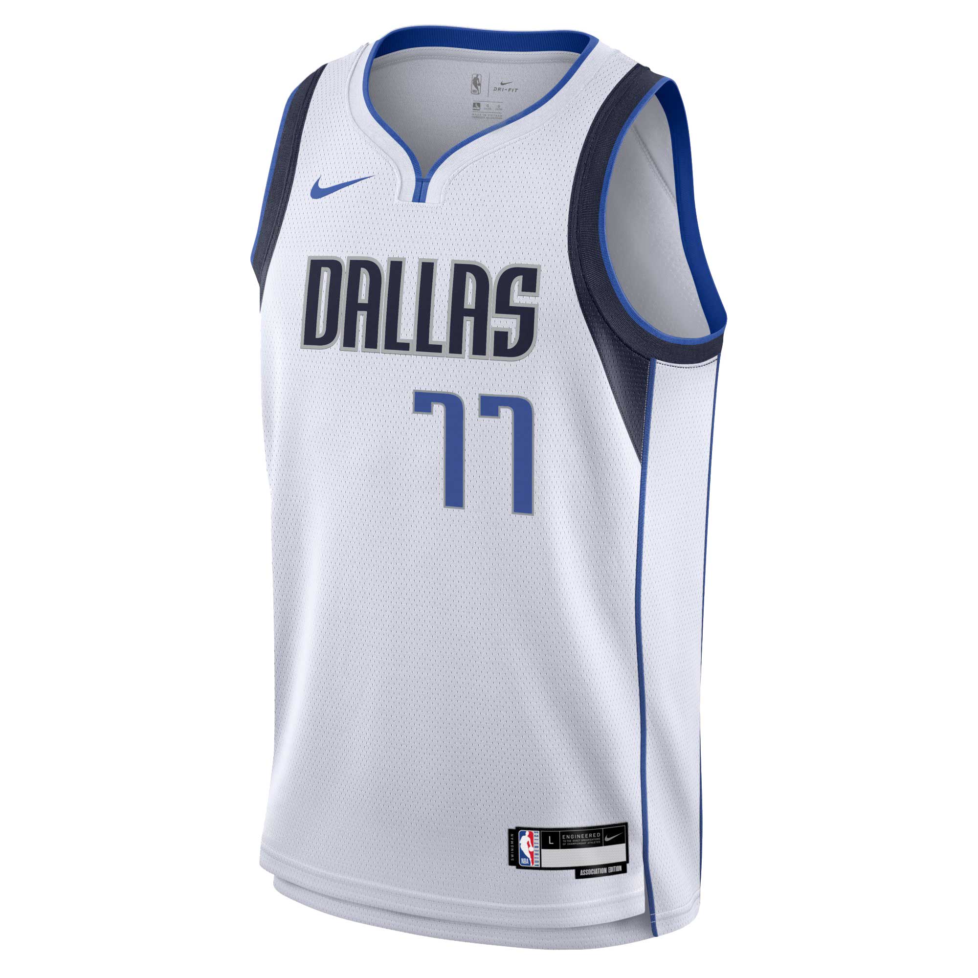 Luka Doncic Dallas Mavericks Nike Youth Swingman Jersey - Association Edition - White