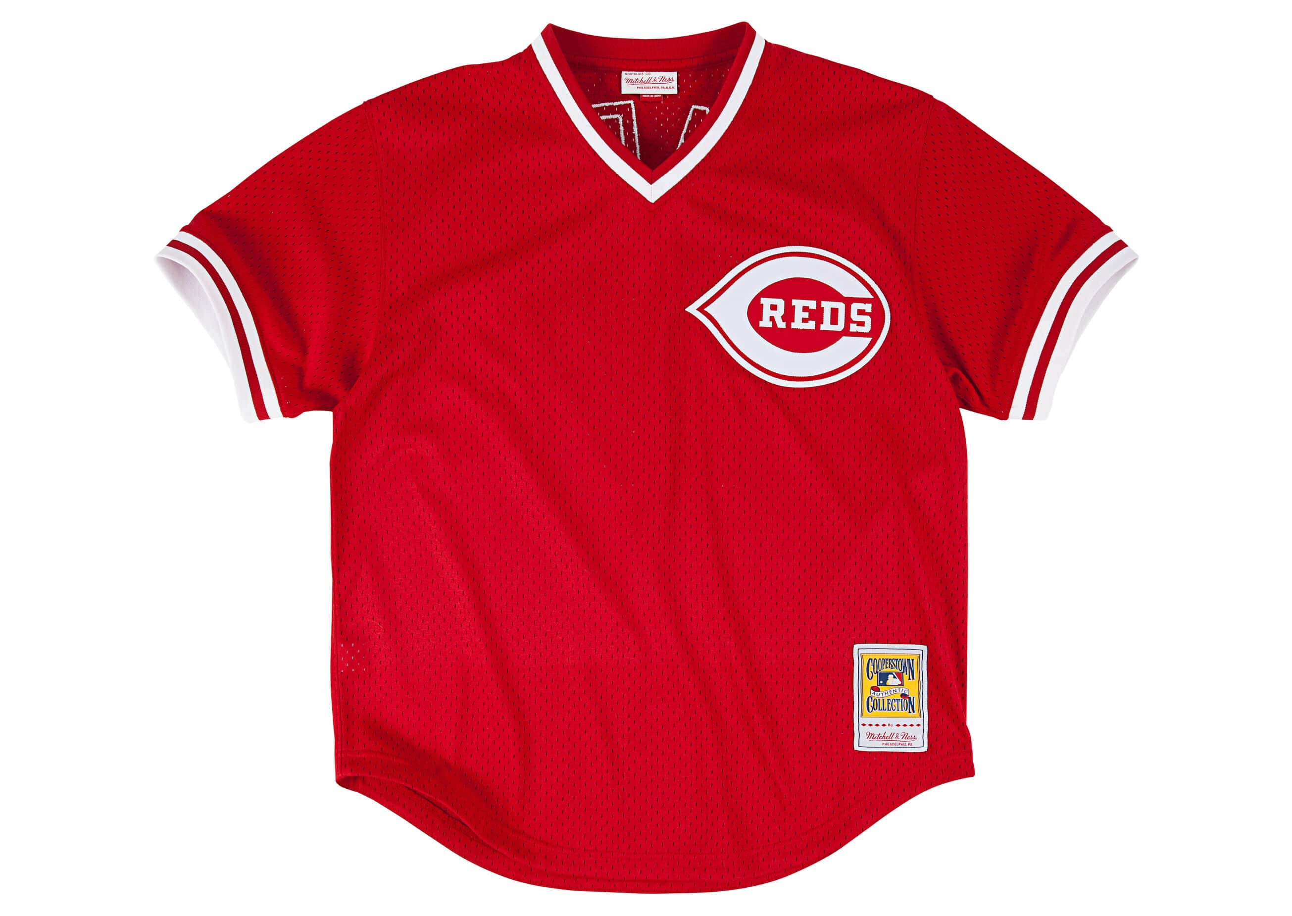 Chris Sabo 1990 Authentic Mesh BP Jersey Cincinnati Reds