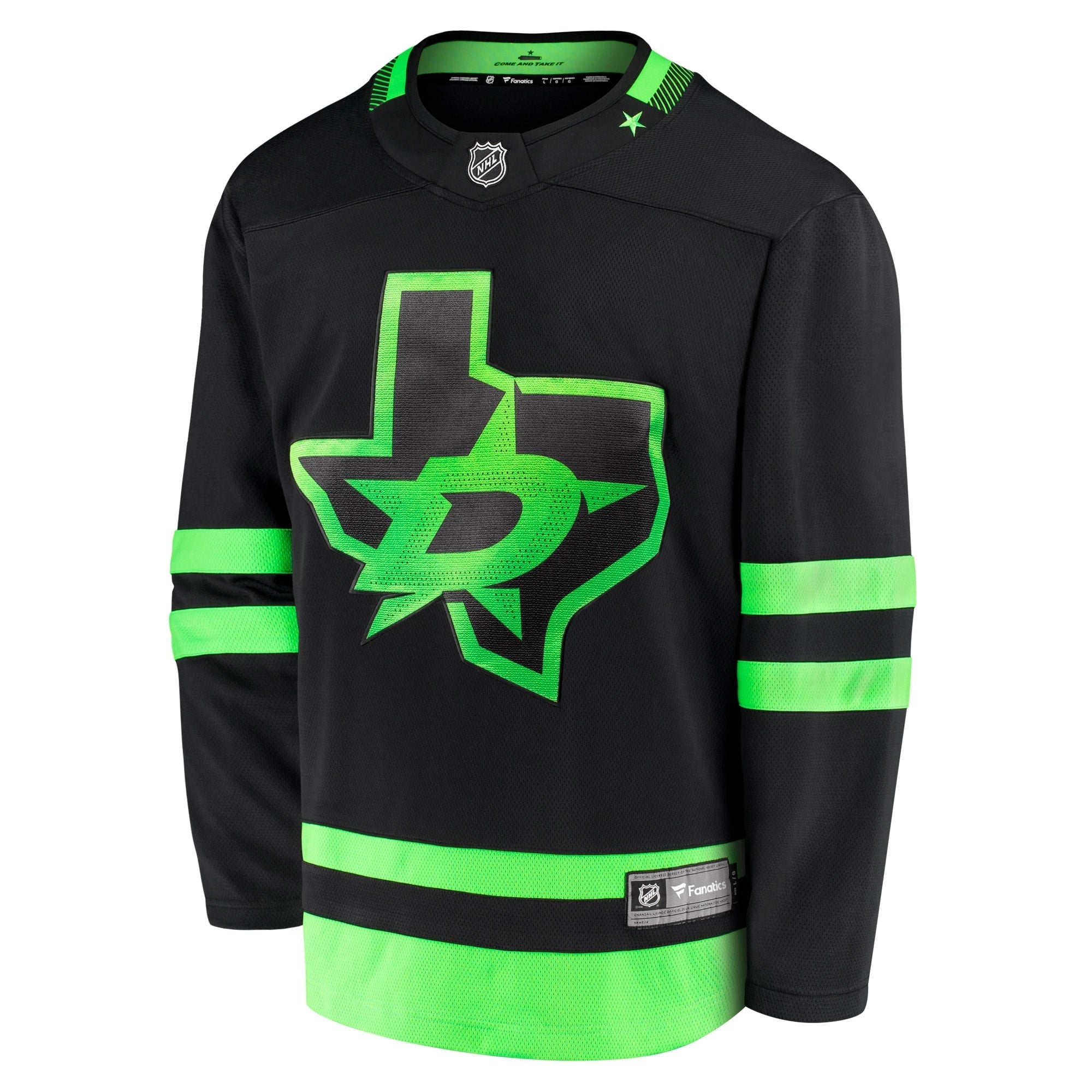 Men's Fanatics Branded Black Dallas Stars 2020/21 Alternate Premier Breakaway Jersey