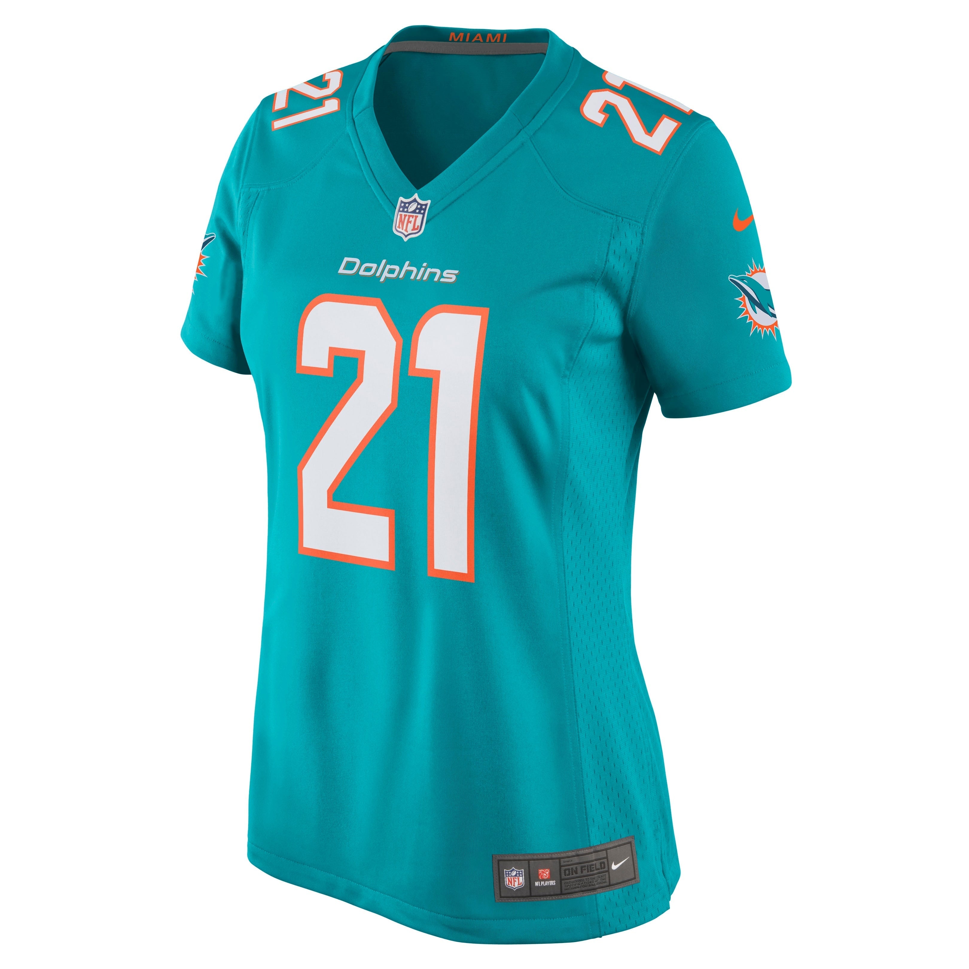 Women's Nike Eric Rowe Aqua Miami Dolphins Game Jersey