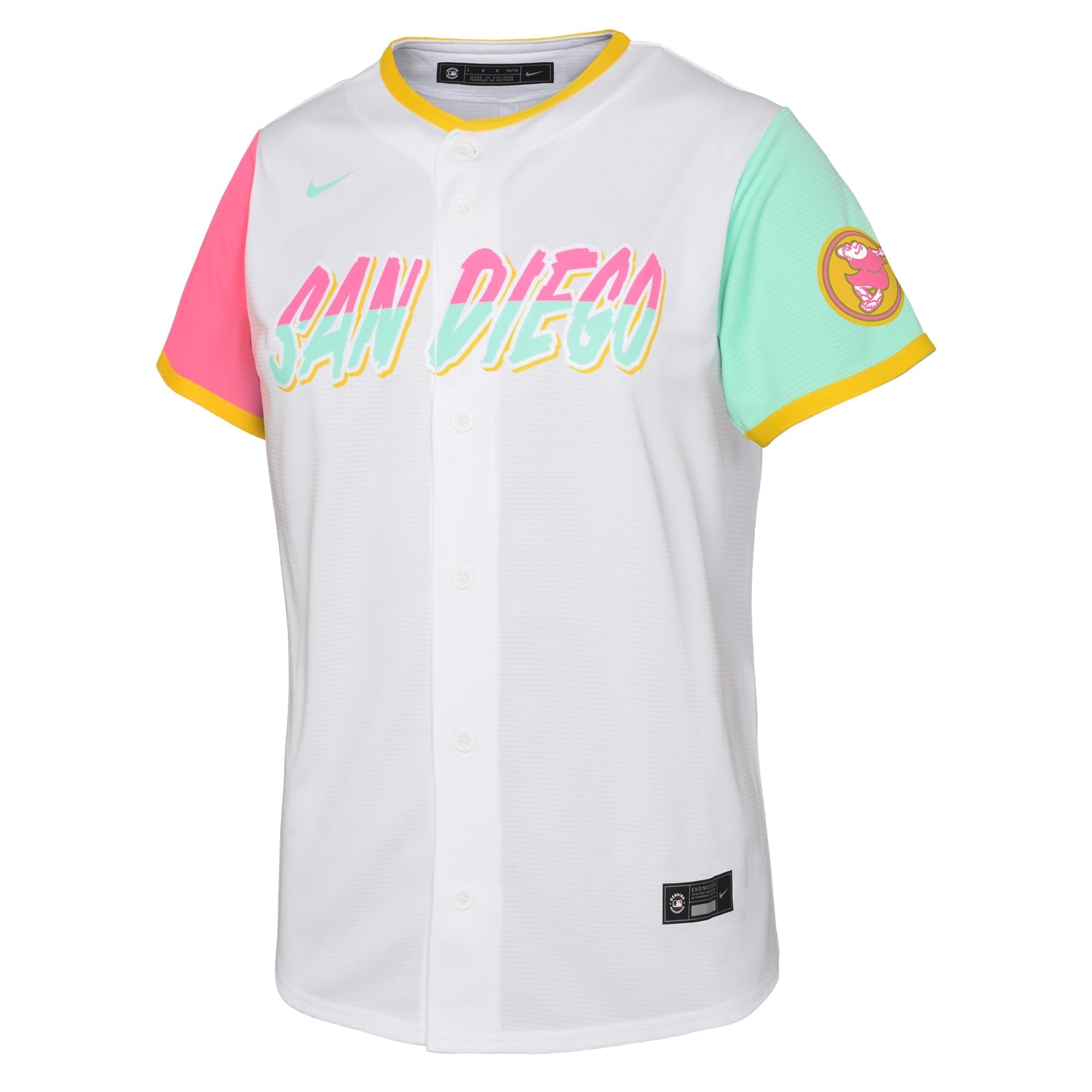 Youth Nike White San Diego Padres 2022 City Connect Replica Team Jersey