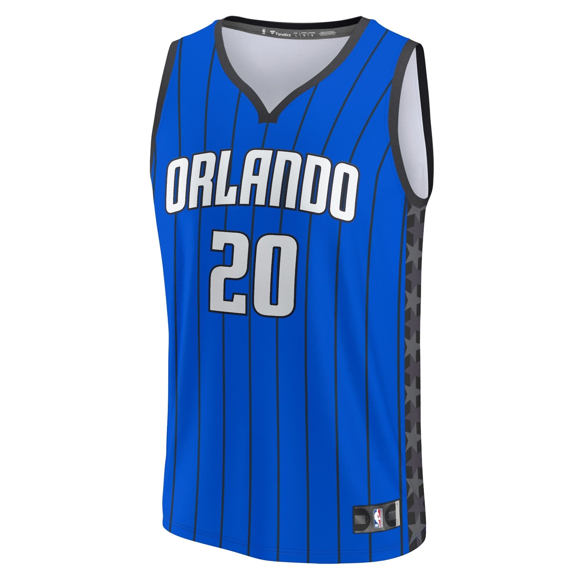 Men's Fanatics Branded Markelle Fultz Blue Orlando Magic Fast Break Replica Player Jersey - Statement Edition