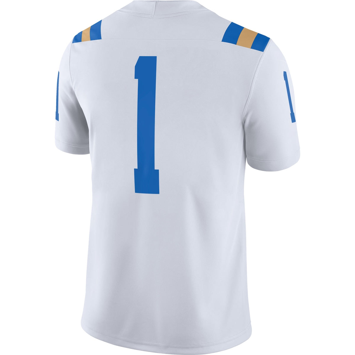 Men's  Jordans UCLA #1 Game Jersey - White