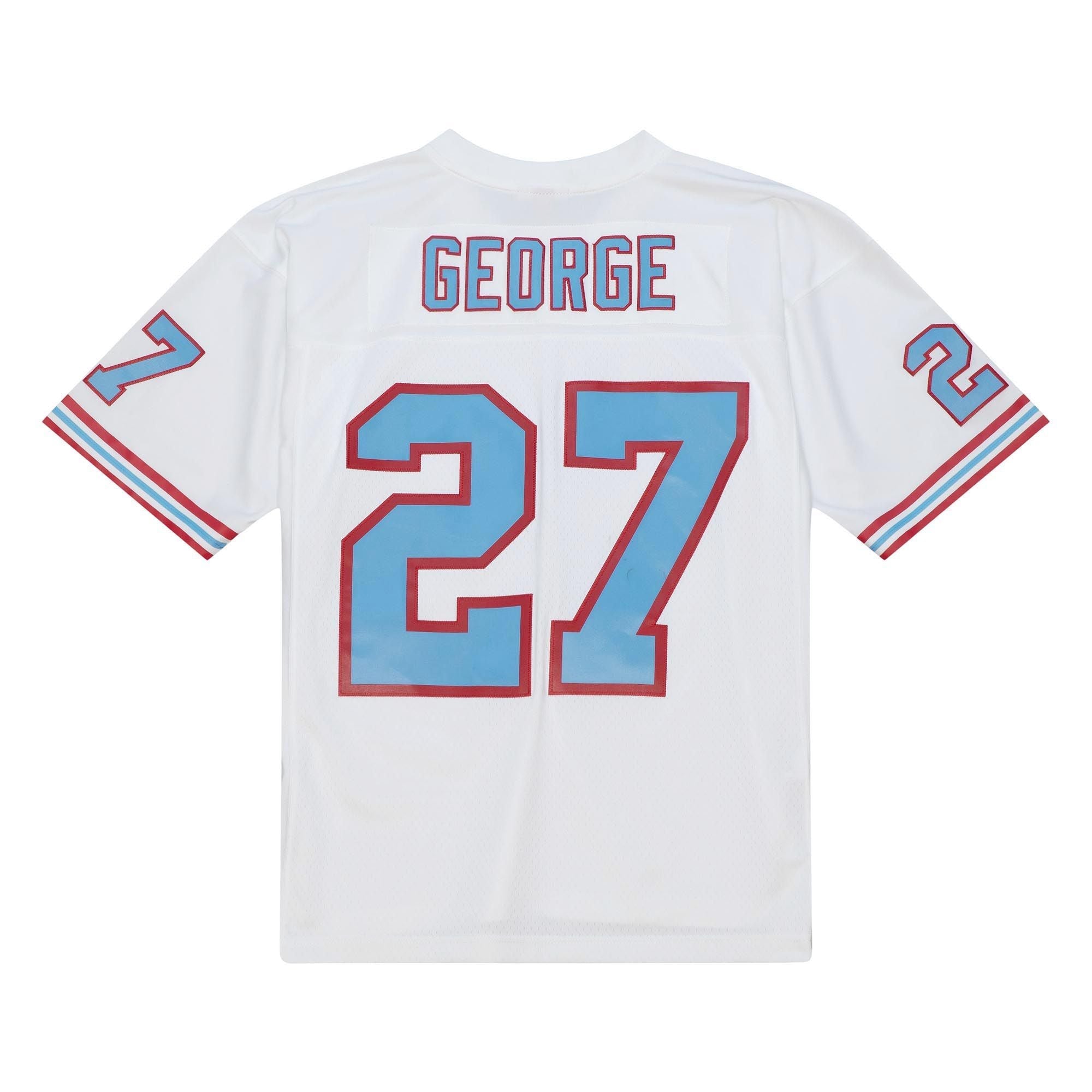 Legacy Eddie George Tennessee Oilers White 1998 Jersey