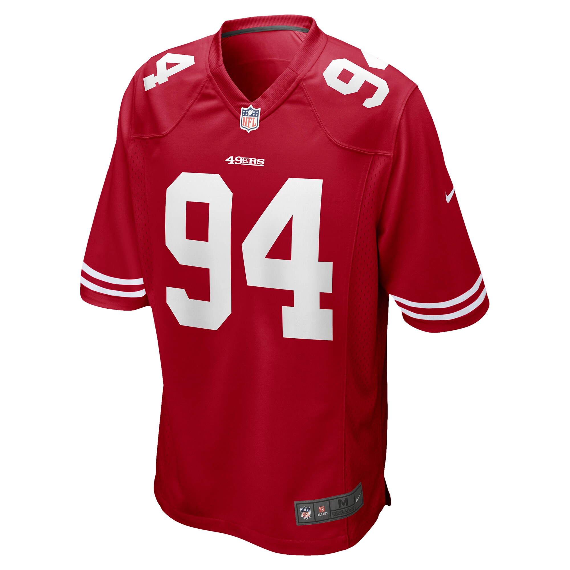 Jordans Willis San Francisco 49ers Nike Game Player Jersey - Scarlet