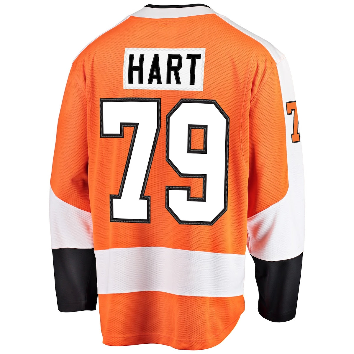 Men's Carter Hart Fanatics Flyers Home Premier Breakaway Jersey - Orange
