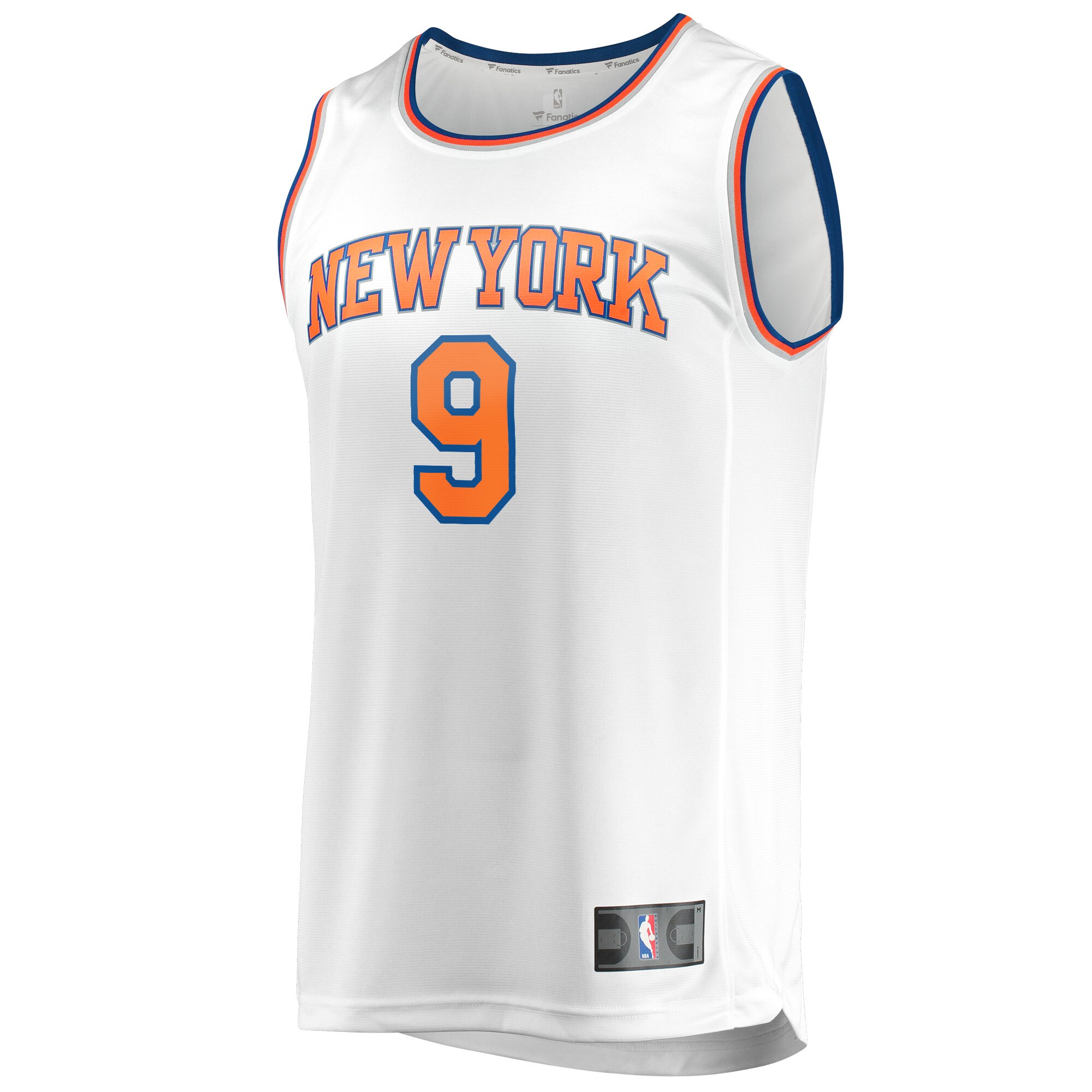 RJ Barrett New York Knicks Fanatics Branded Fast Break Player Jersey - Association Edition - White