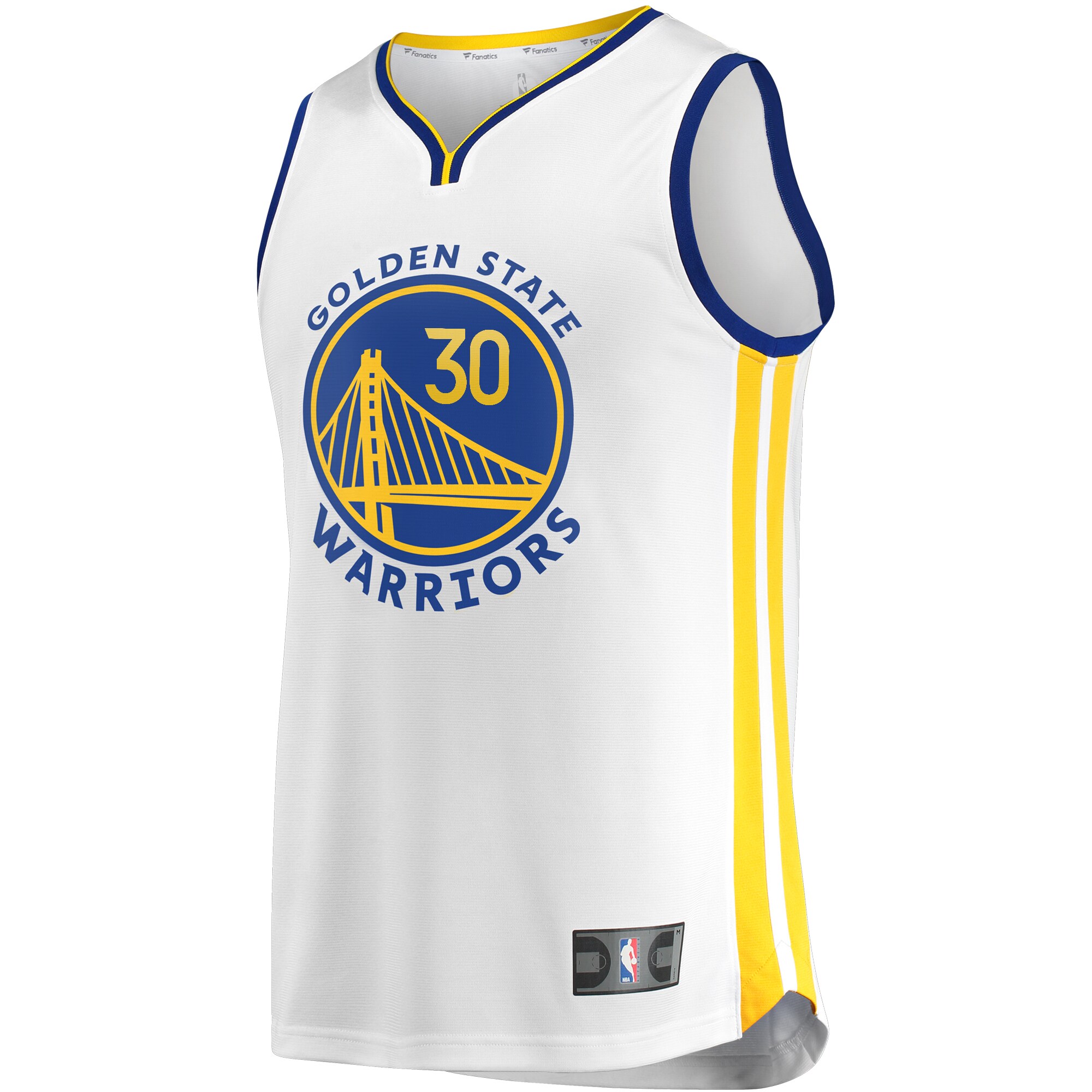 Stephen Curry Golden State Warriors Fanatics Branded Youth Fast Break Player Replica Jersey - Association Edition - White
