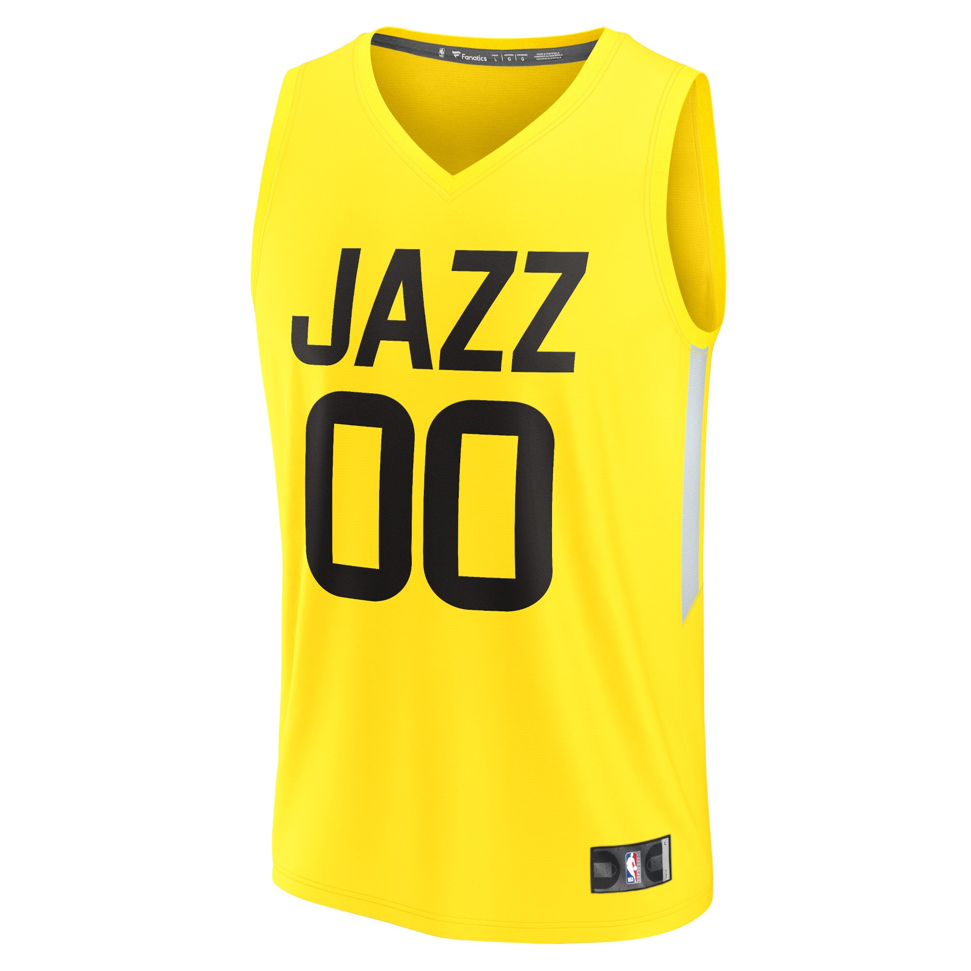 Jordans Clarkson Utah Jazz Fanatics Branded Youth Fast Break Player Jersey - Icon Edition - Yellow