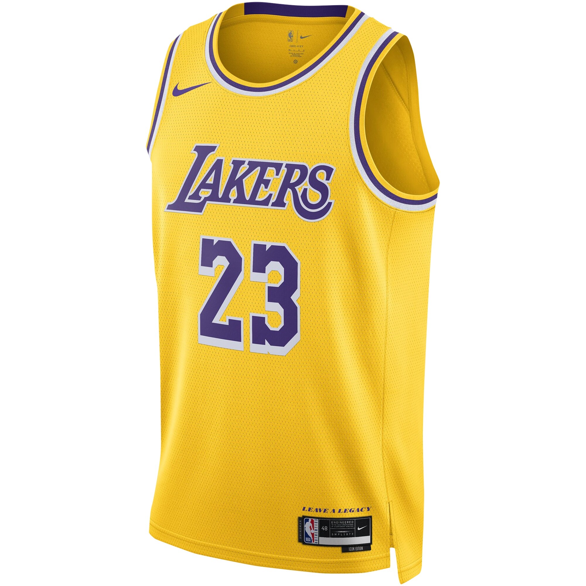 LeBron James Los Angeles Lakers Nike Unisex Swingman Jersey - Association Edition - Gold
