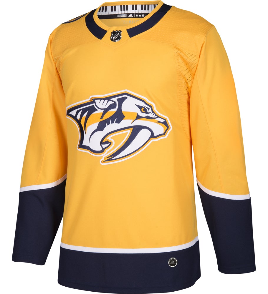 Nashville Predators Adidas Authentic Home NHL Hockey Jersey