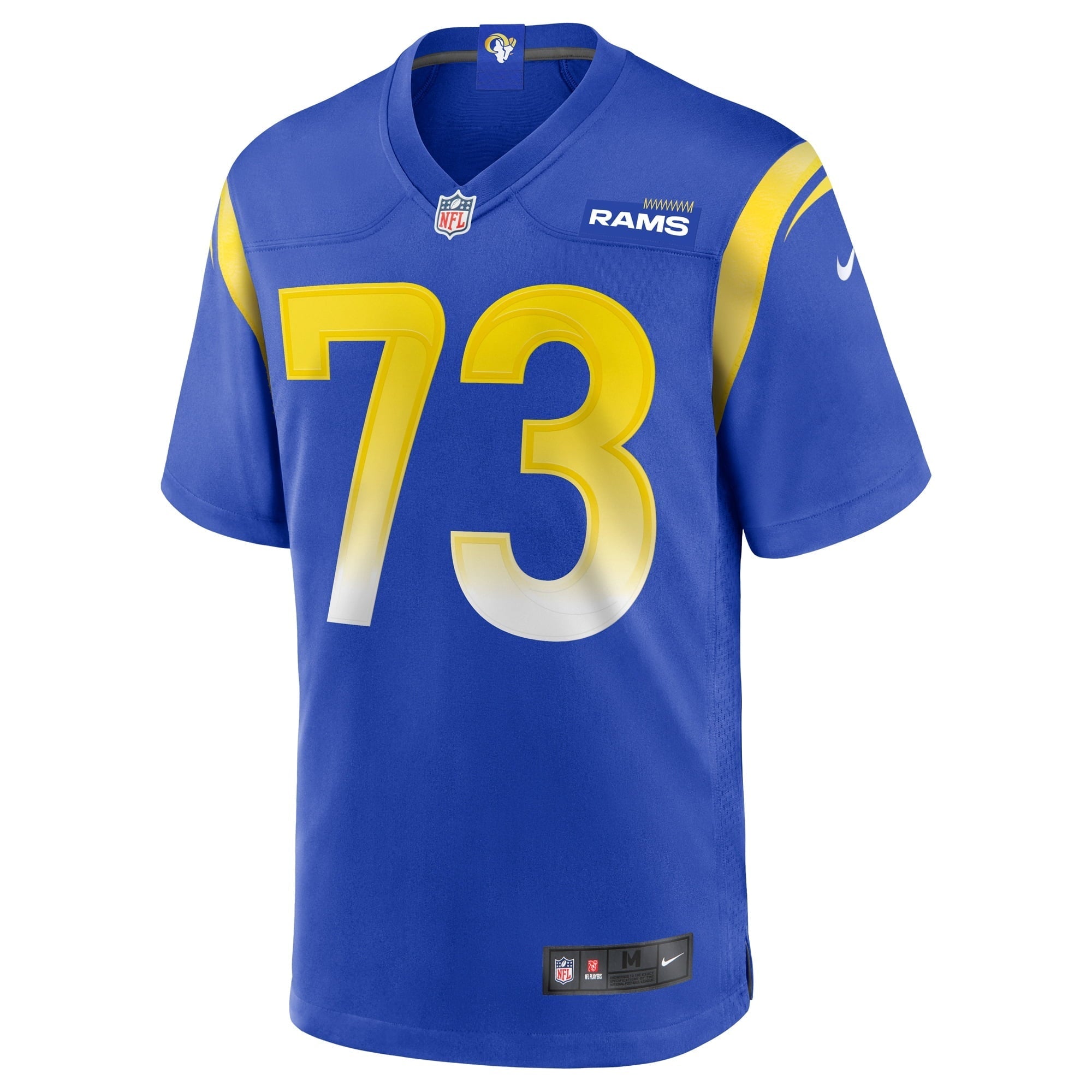 Men's Nike David Edwards Royal Los Angeles Rams Game Jersey