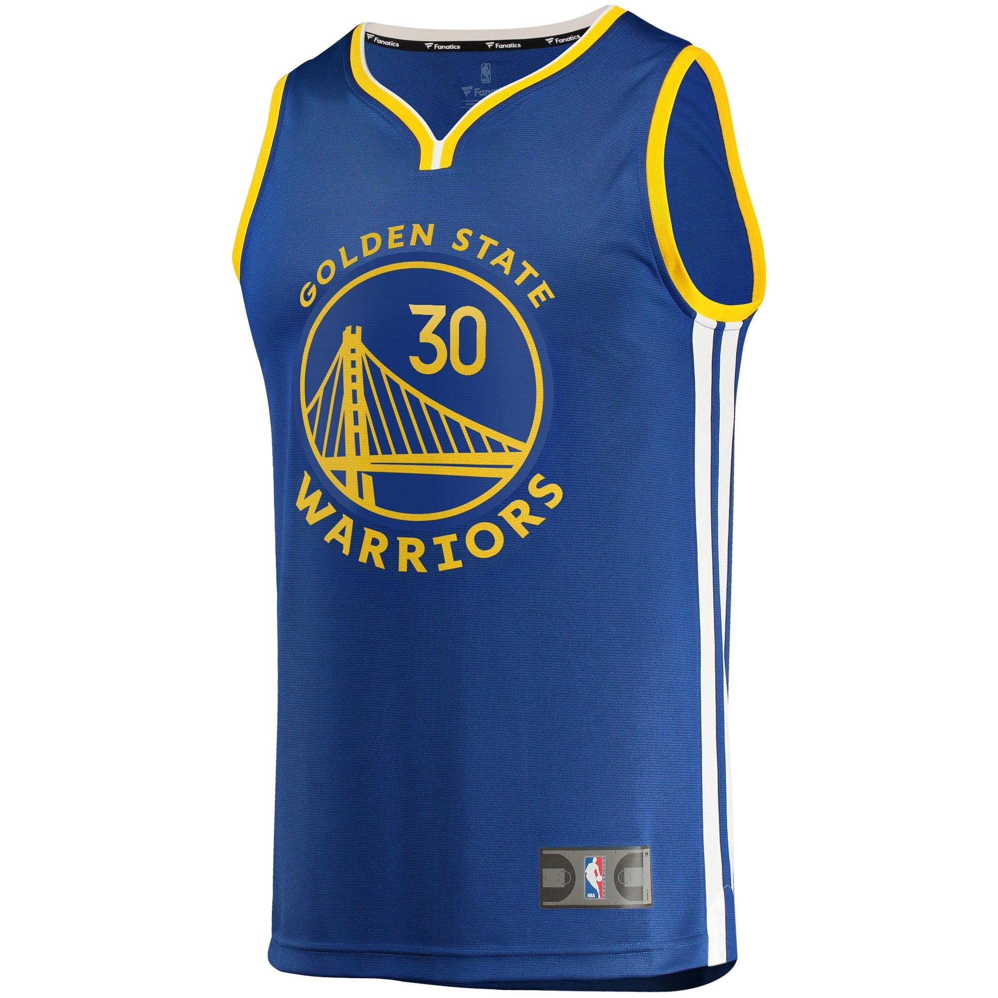 Men's Fanatics Branded Stephen Curry Blue Golden State Warriors Fast Break Replica Jersey - Icon Edition