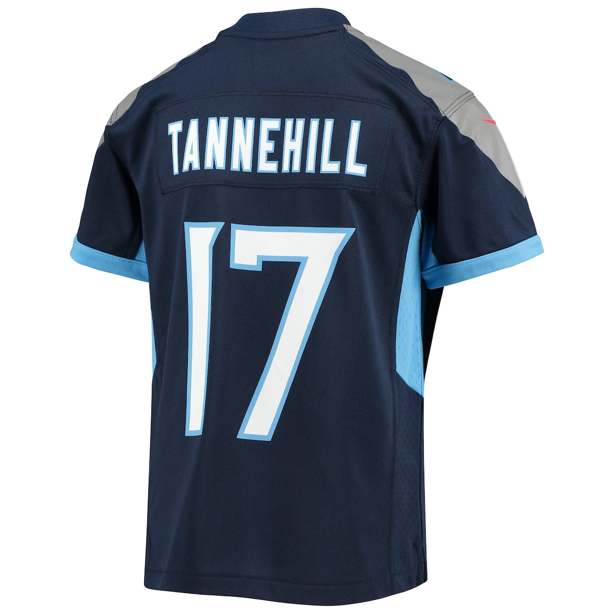 Boys' Grade School Ryan Tannehill Nike Titans Oilers Throwback Game Jersey - Navy