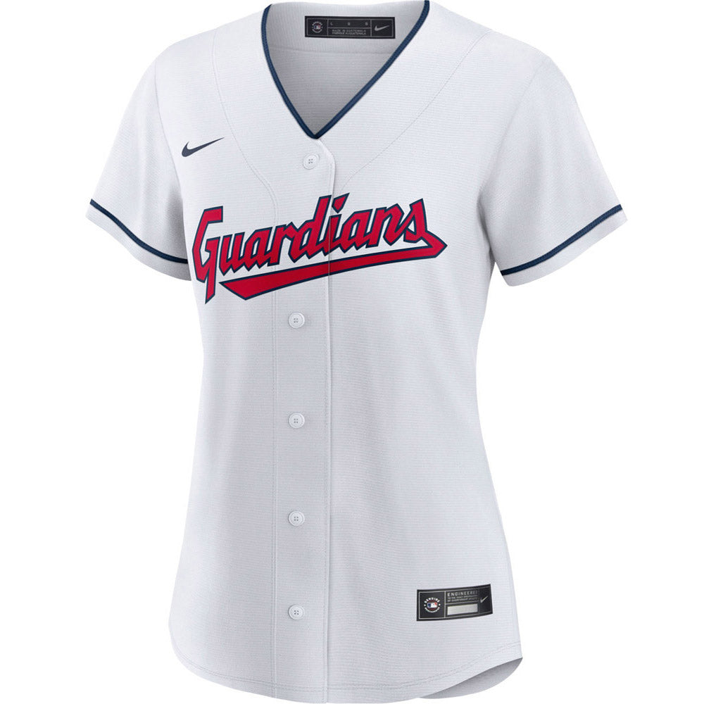 Women's Cleveland Guardians Shane Bieber Cool Base Replica Home Jersey - White