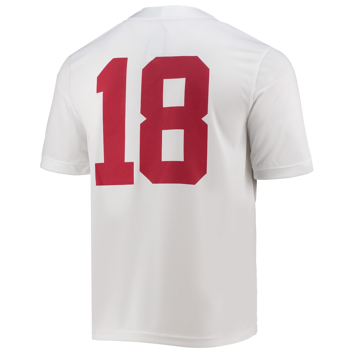 Men's  Nike Alabama #18 Game Jersey - White