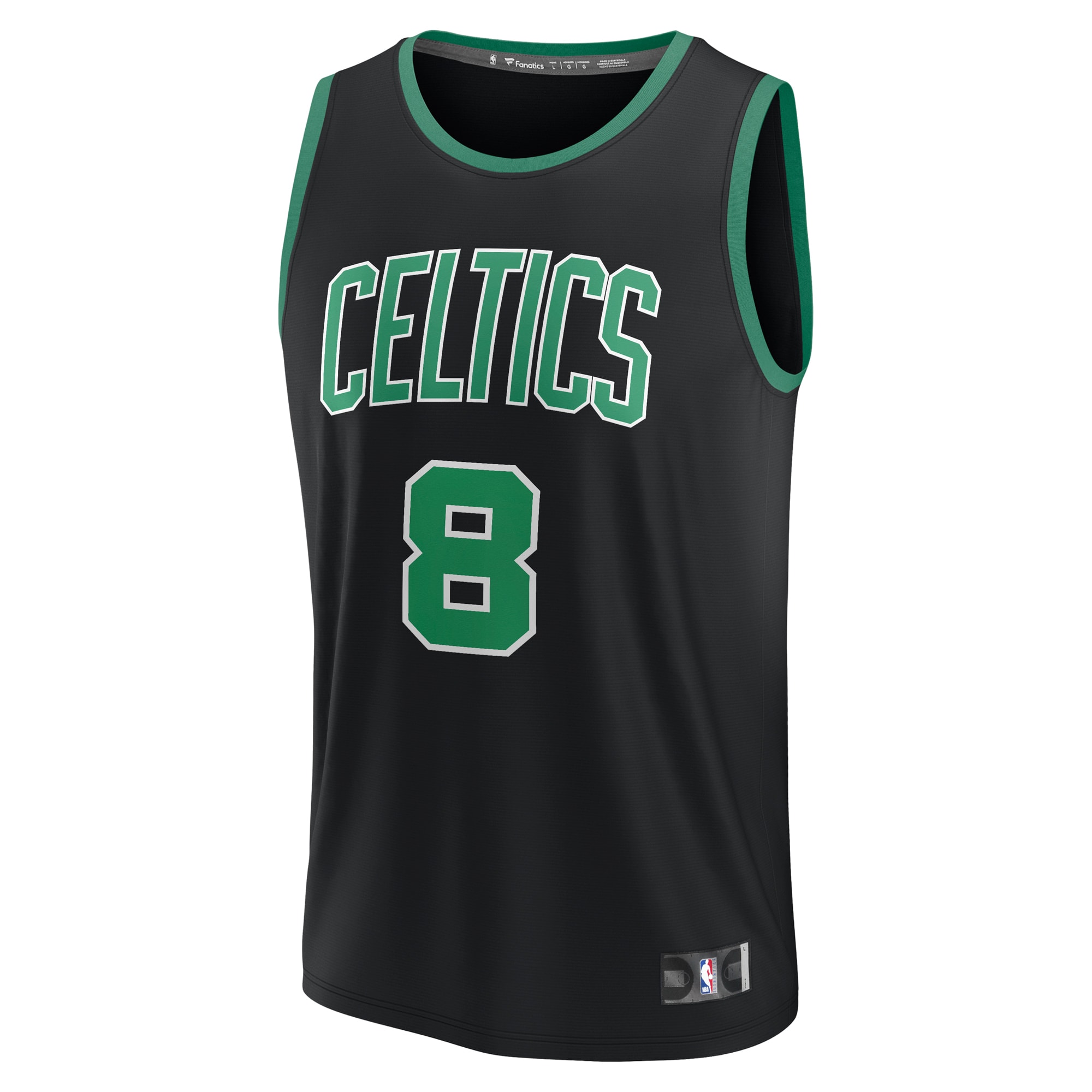 Kristaps Porzingis Boston Celtics Fanatics Branded Youth Fast Break Player Jersey - Statement Edition - Black