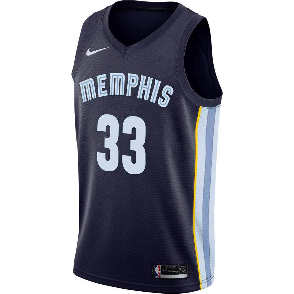 Men's Memphis Grizzlies Marc Gasol Icon Edition Jersey - Navy