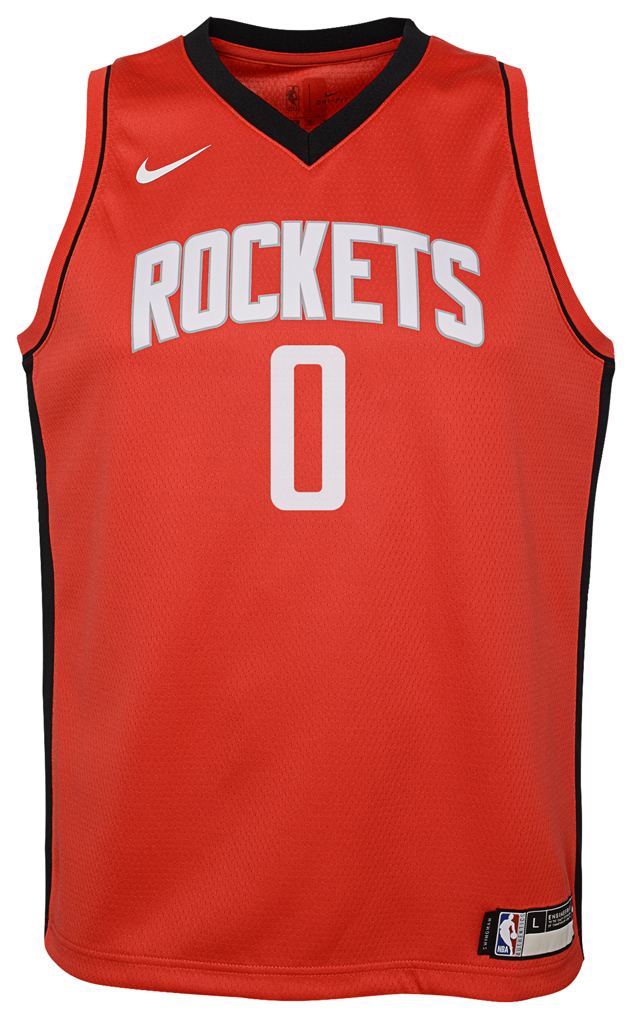 Boys' Grade School Westbrook Russell Nike Rockets Swingman Jersey - Red
