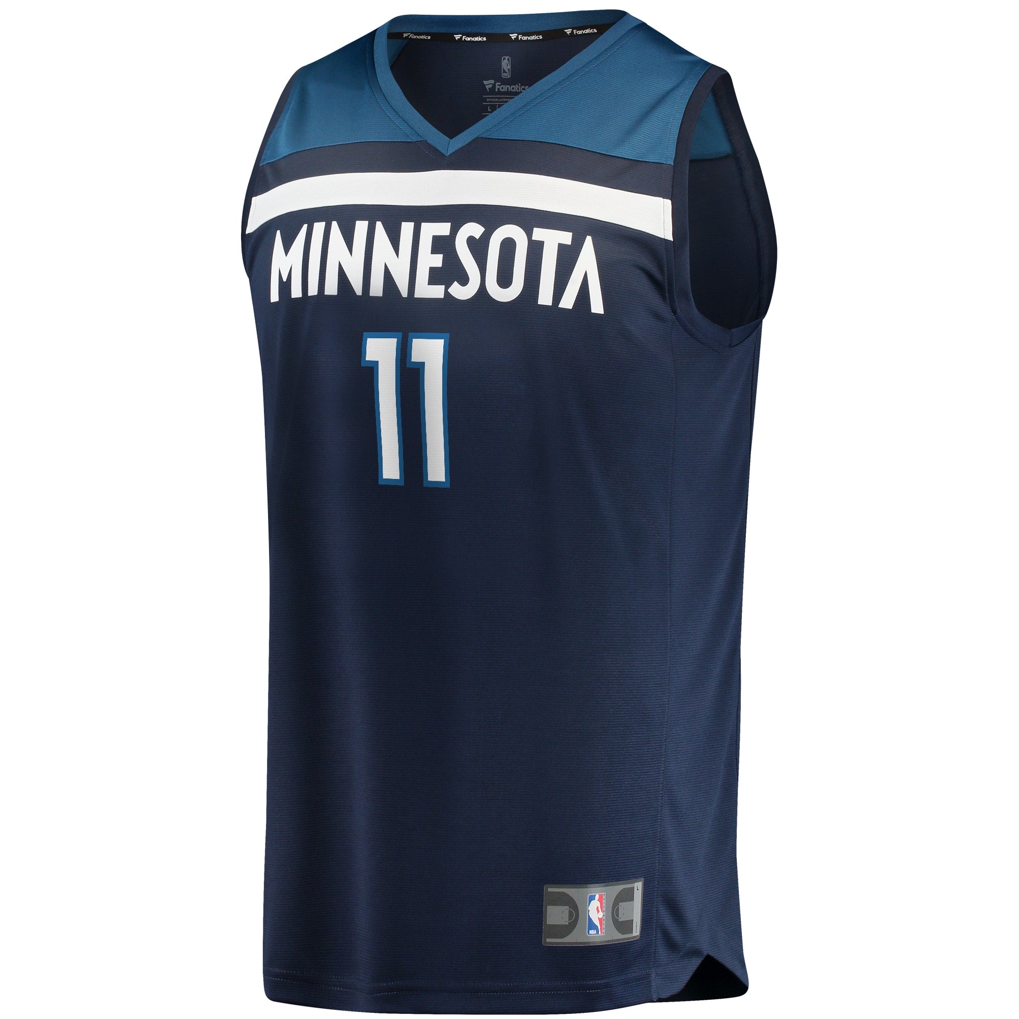 Men's Fanatics Branded Naz Reid Navy Minnesota Timberwolves Fast Break Replica Jersey - Icon Edition