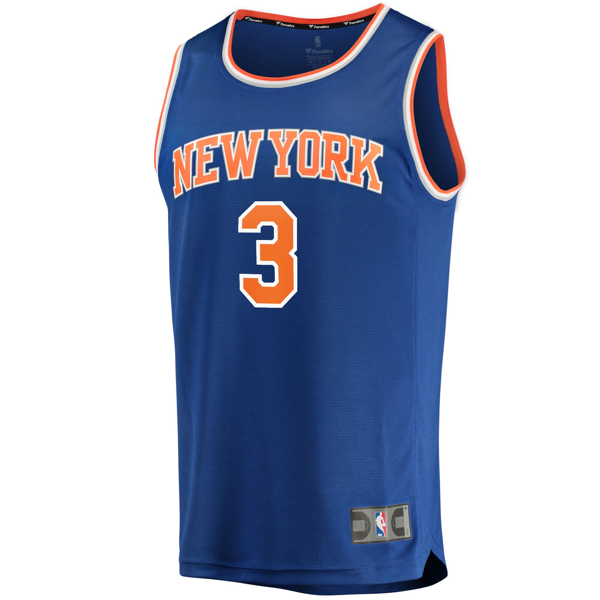 Trevor Keels New York Knicks Fanatics Branded 2021/22 Fast Break Replica Jersey - Icon Edition - Blue