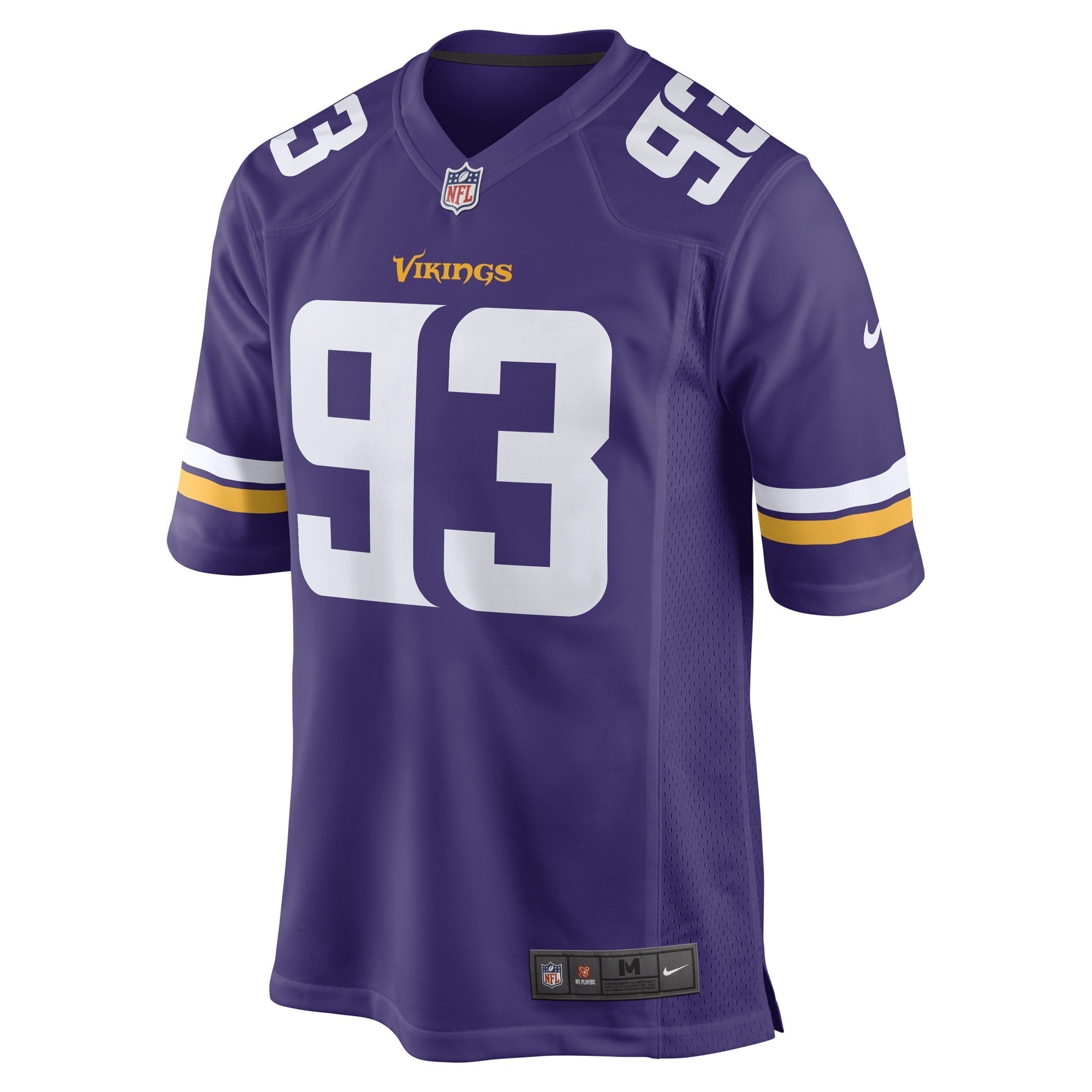 Men's Nike Jonathan Bullard Purple Minnesota Vikings Game Player Jersey