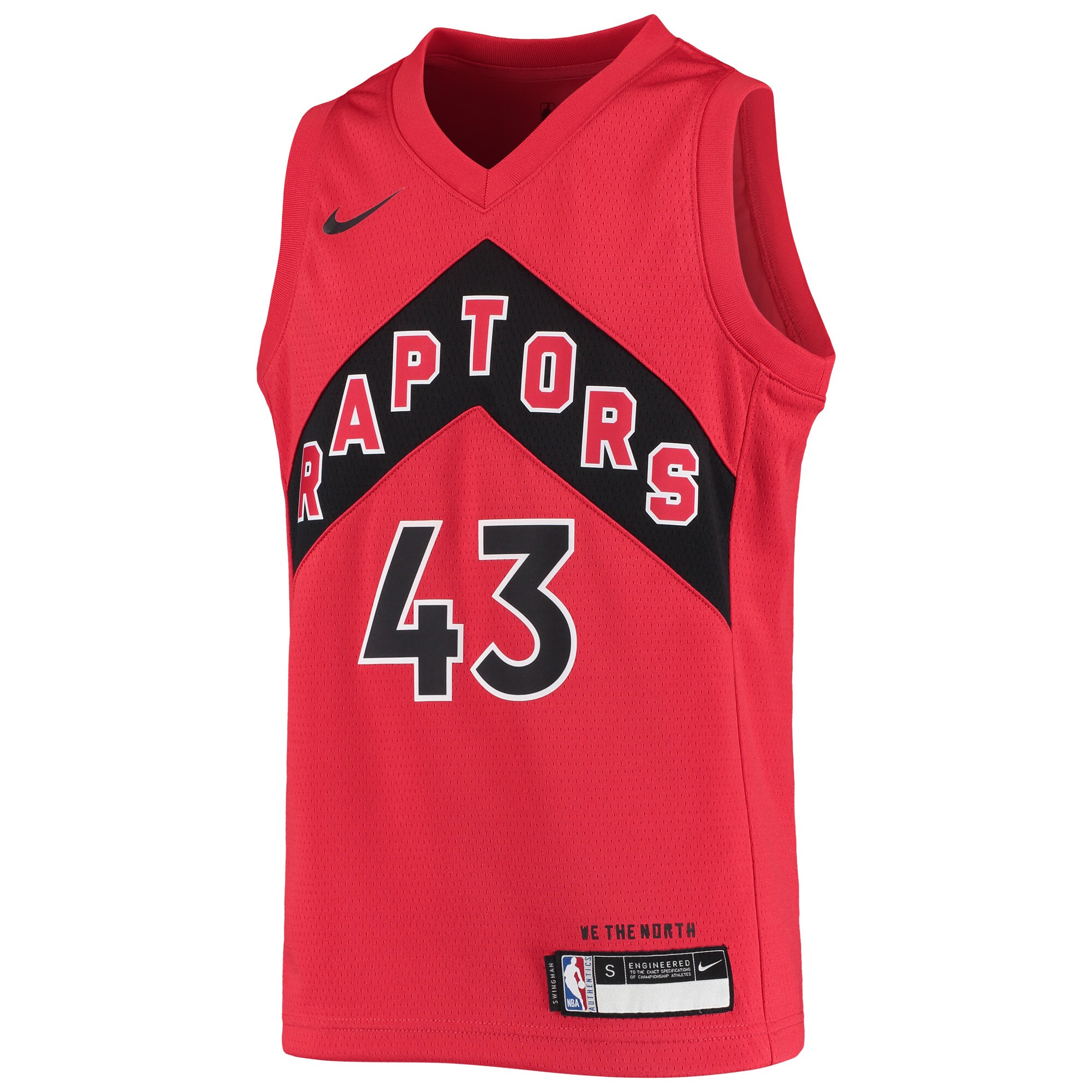 Pascal Siakam Toronto Raptors Nike Youth 2020/21 Swingman Jersey - Red - Icon Edition